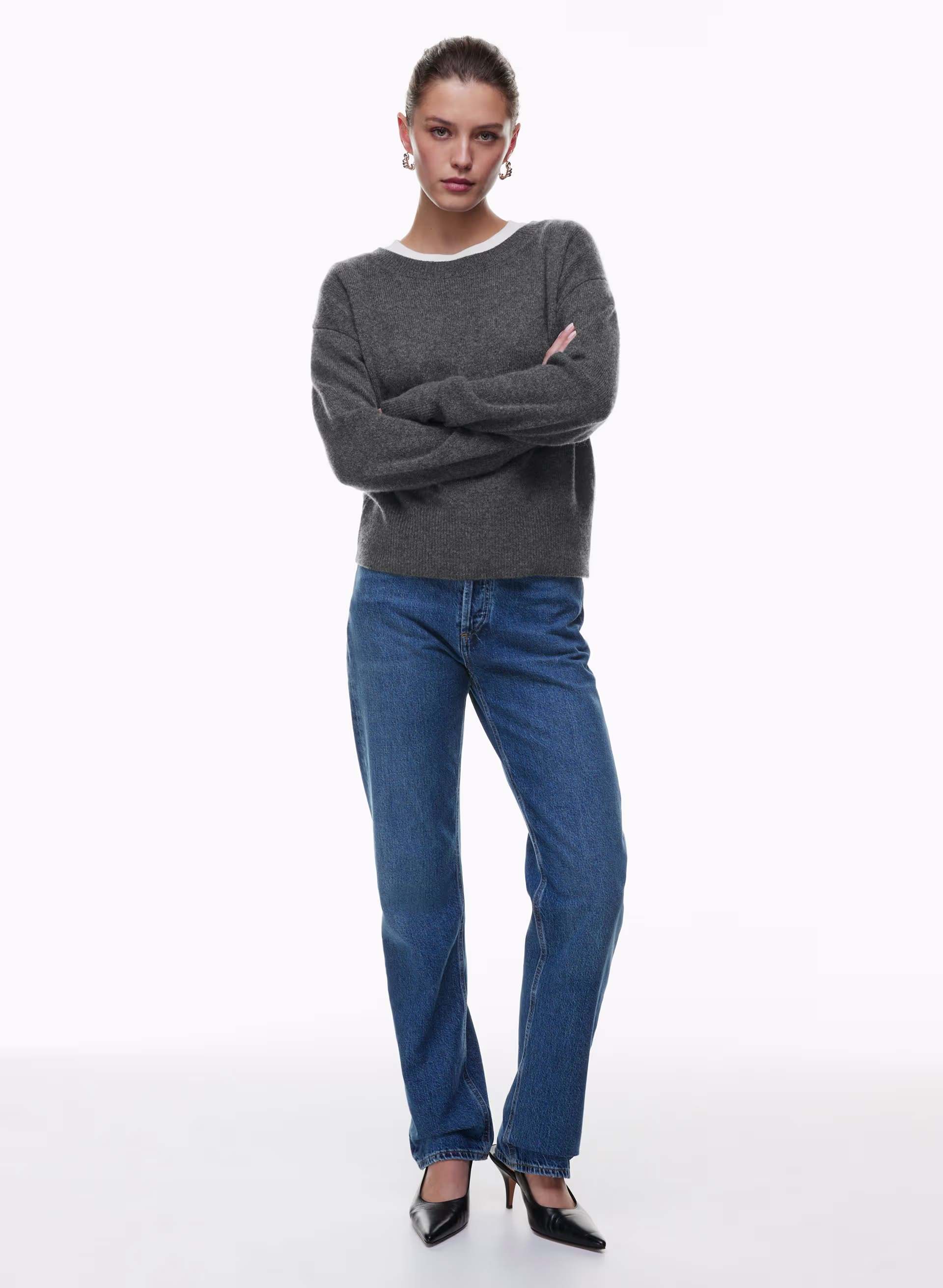 90s Pinch Waist Long Jean