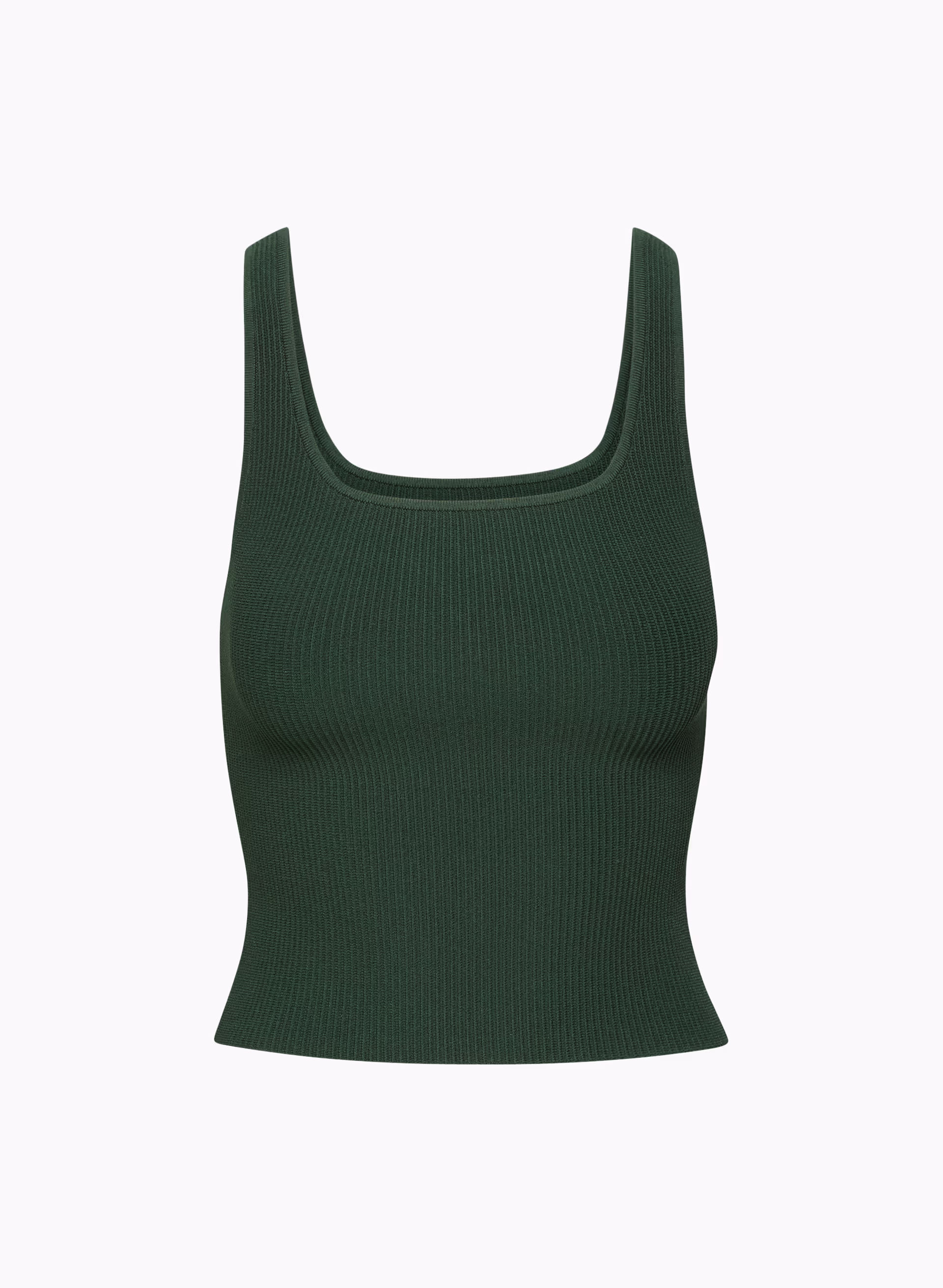 Sculpt Knit Squareneck Tank