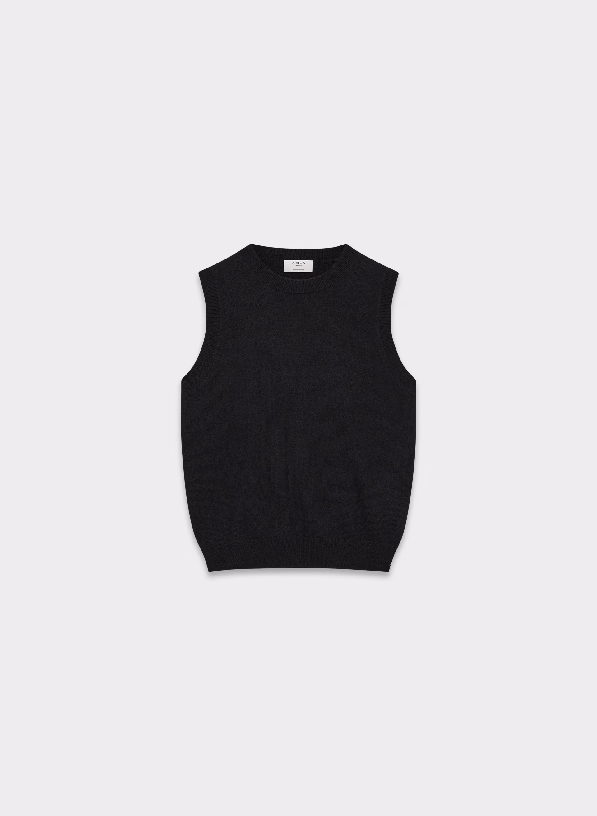 Bare Cashmere Crew Sweater Vest