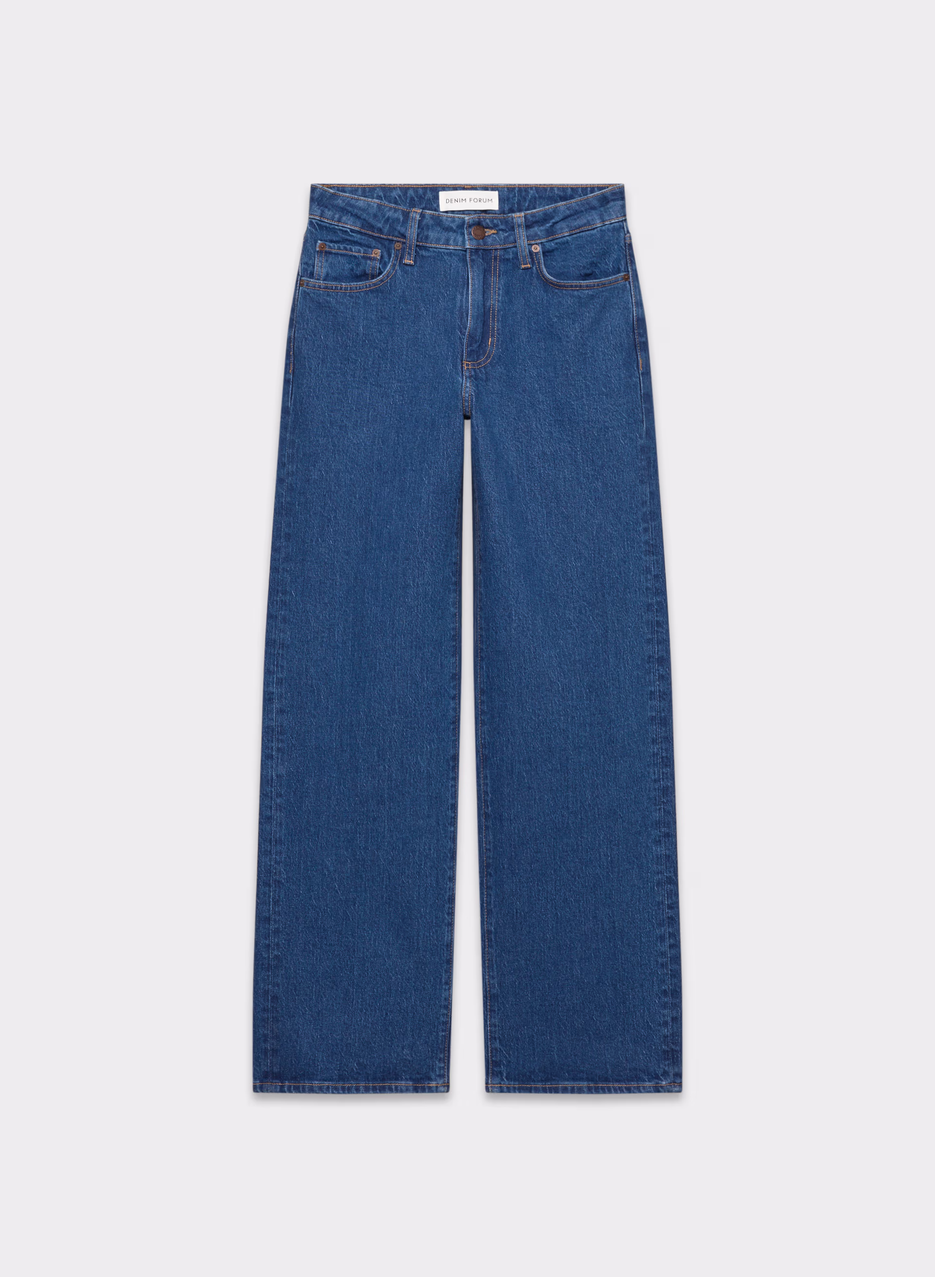 Denim Forum Lana Mid-rise Wide Jean