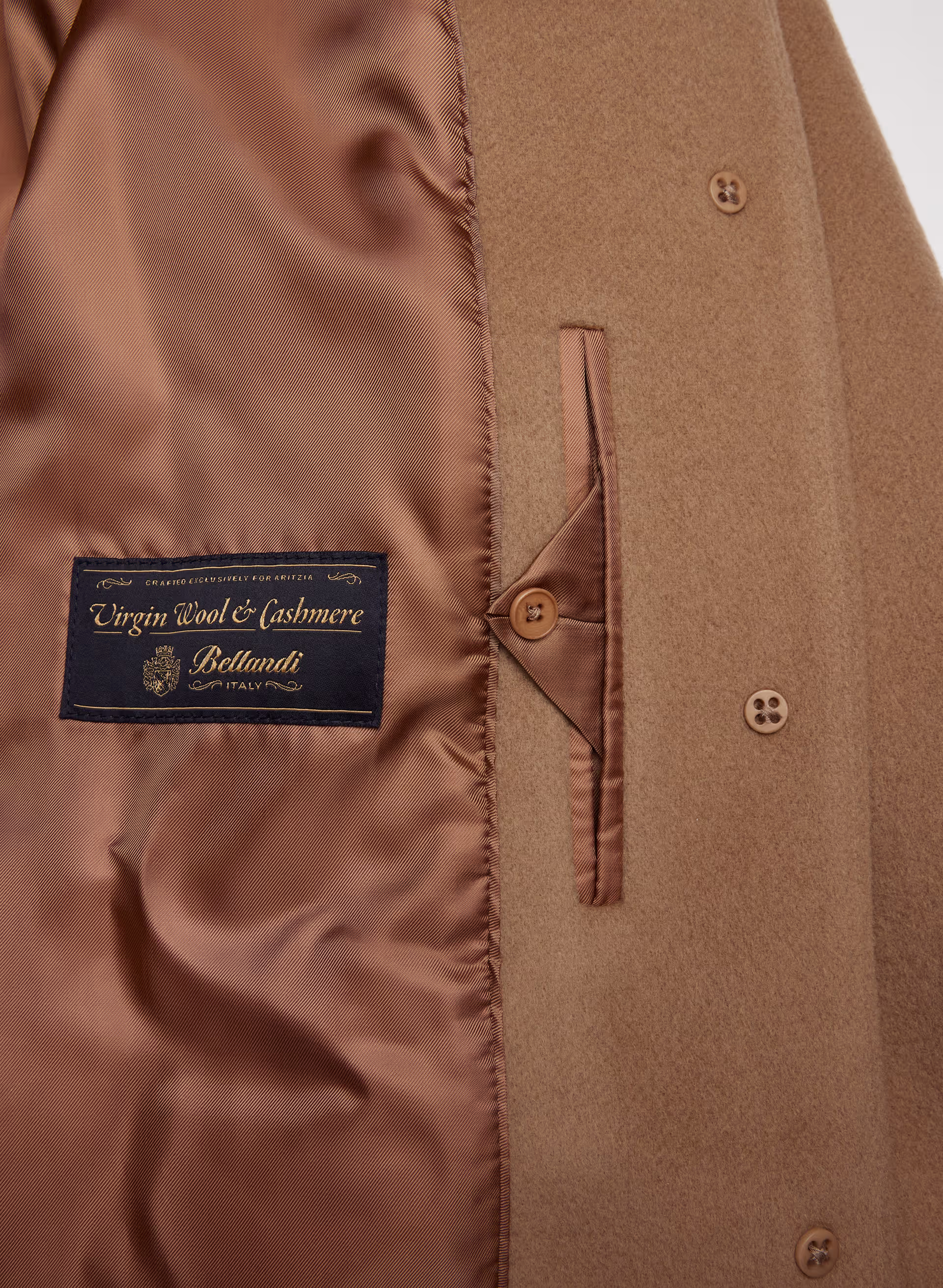 The Cocoon Long Coat - Wool Cashmere