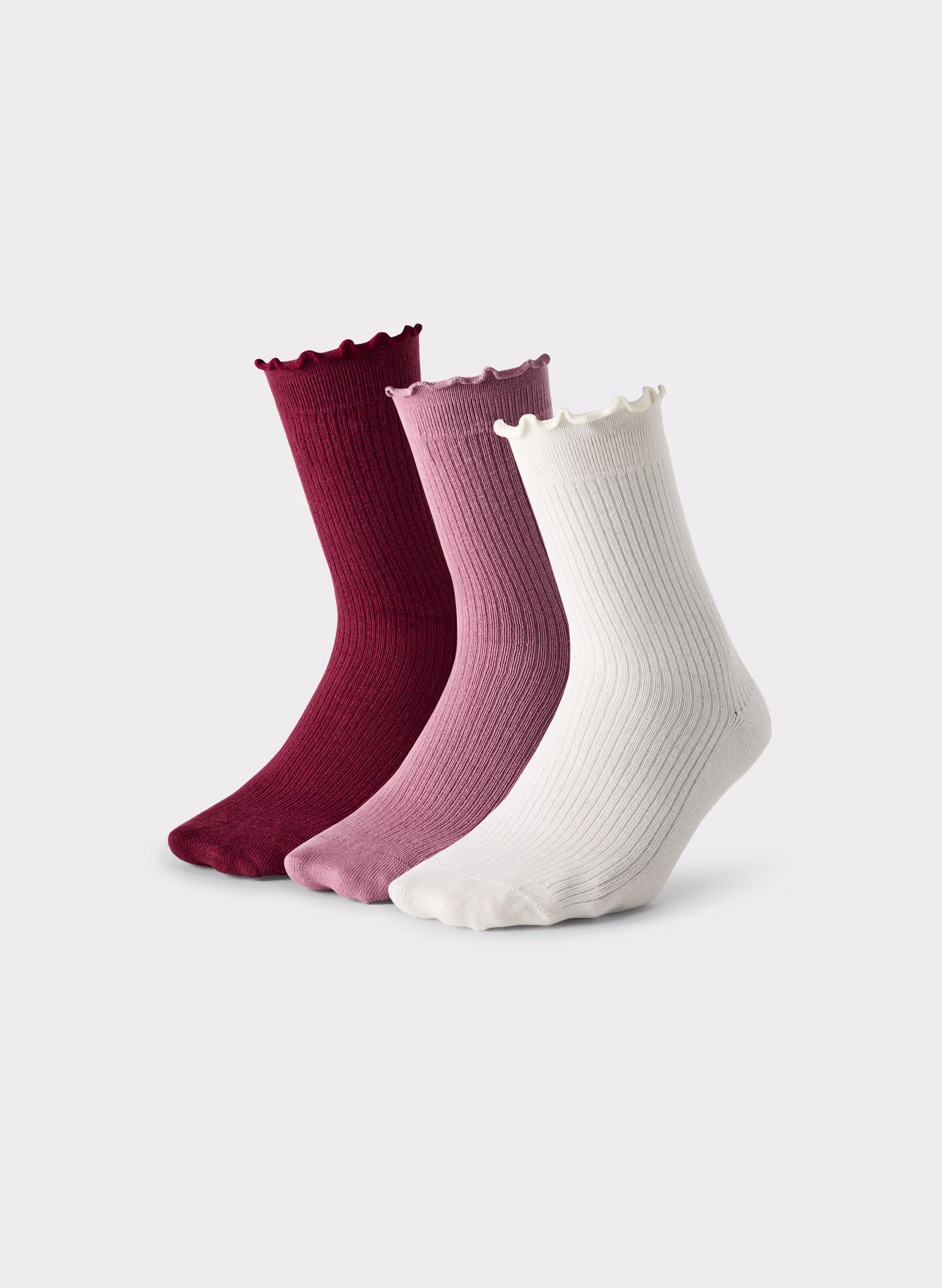 Sugarplum Crew Sock 3-pack