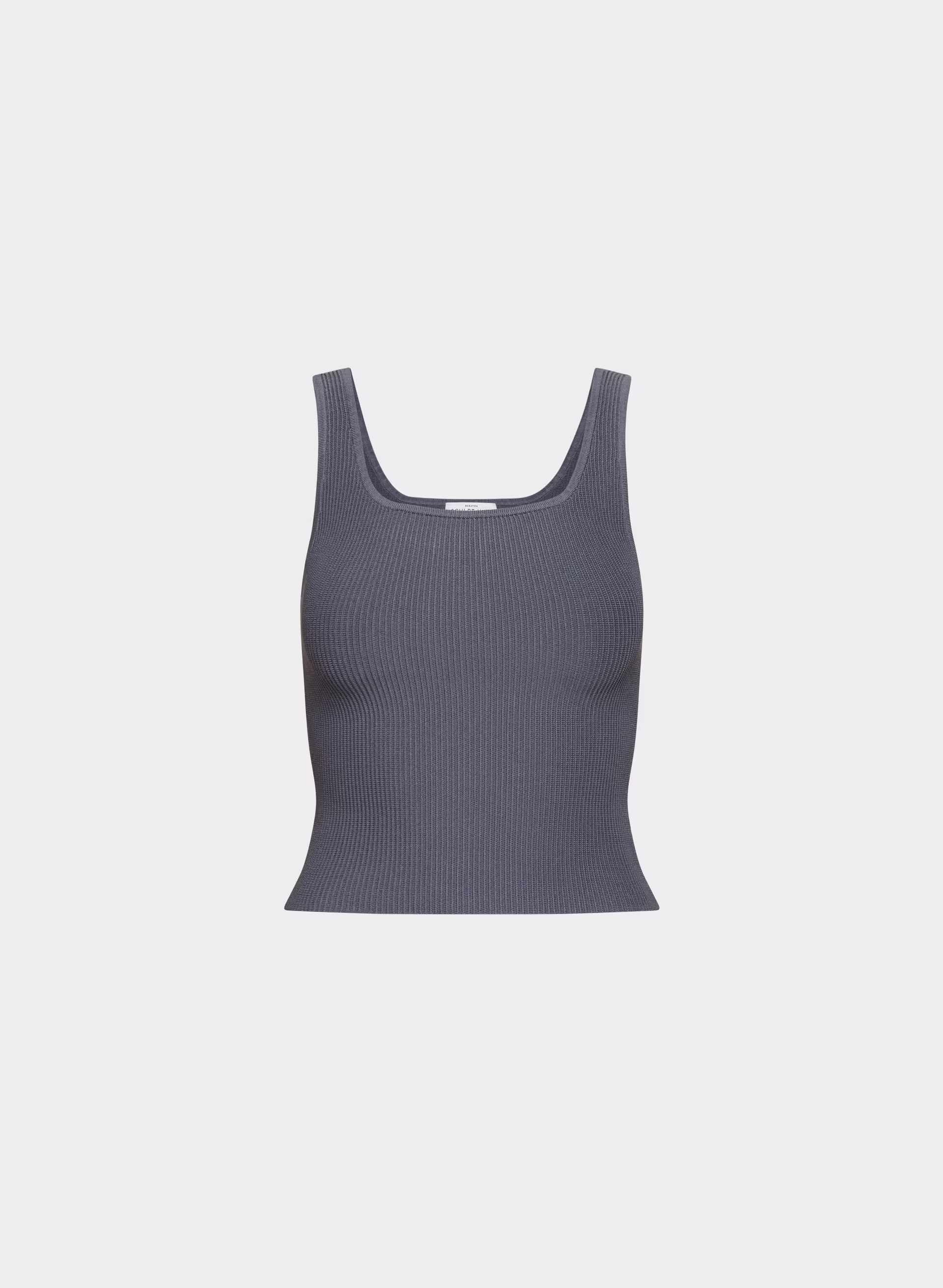 Sculpt Knit Squareneck Tank