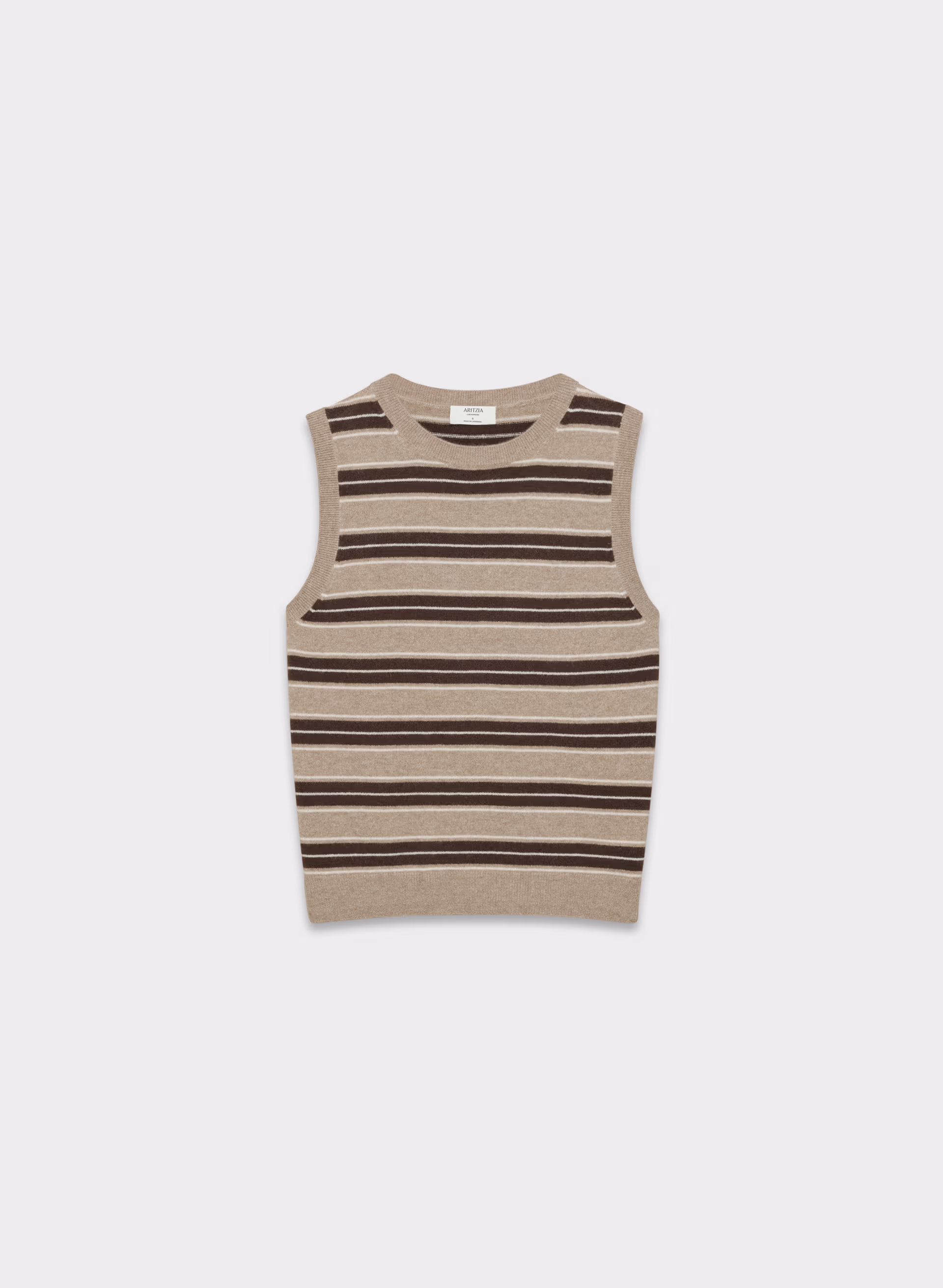 Bare Cashmere Crew Sweater Vest