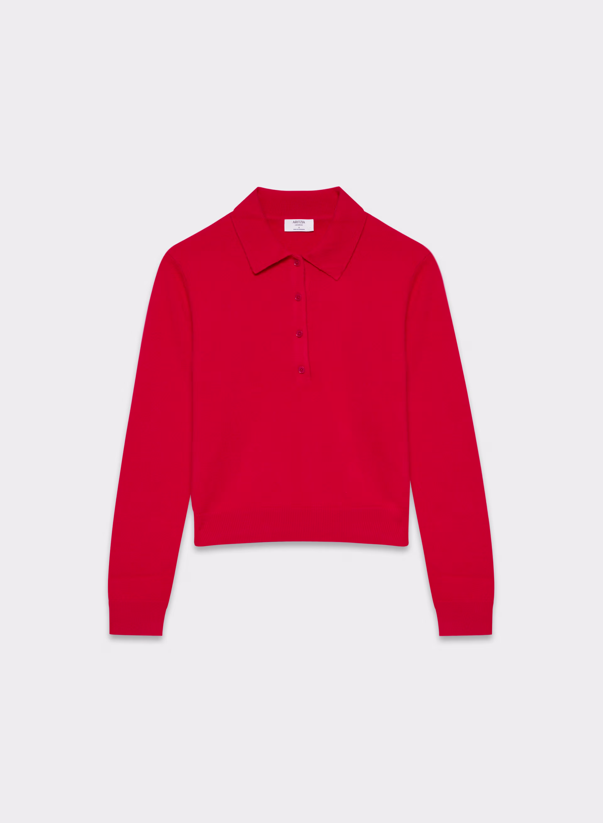 Bare Cashmere Polo Longsleeve