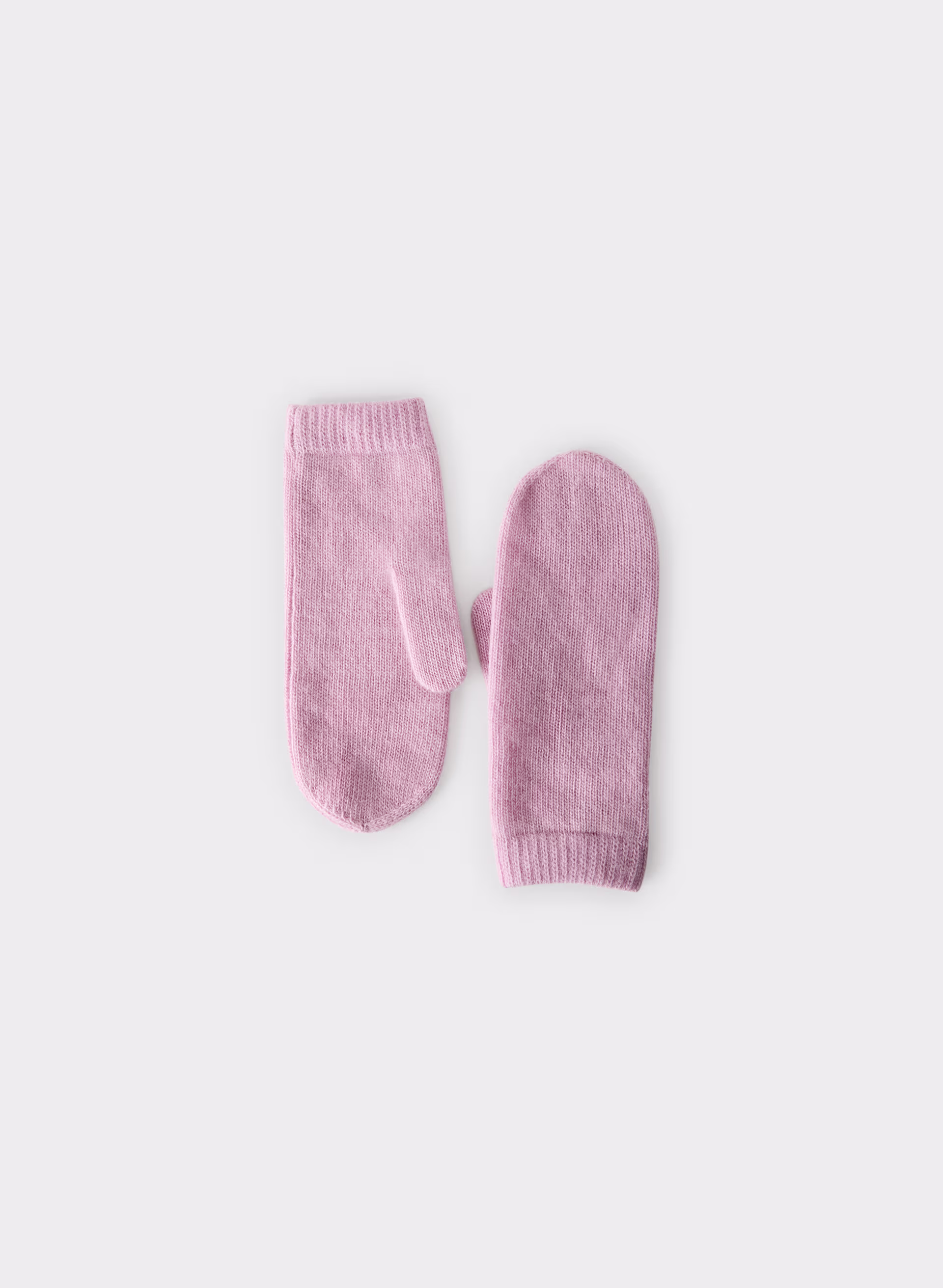 Cashmere Rib Mitten