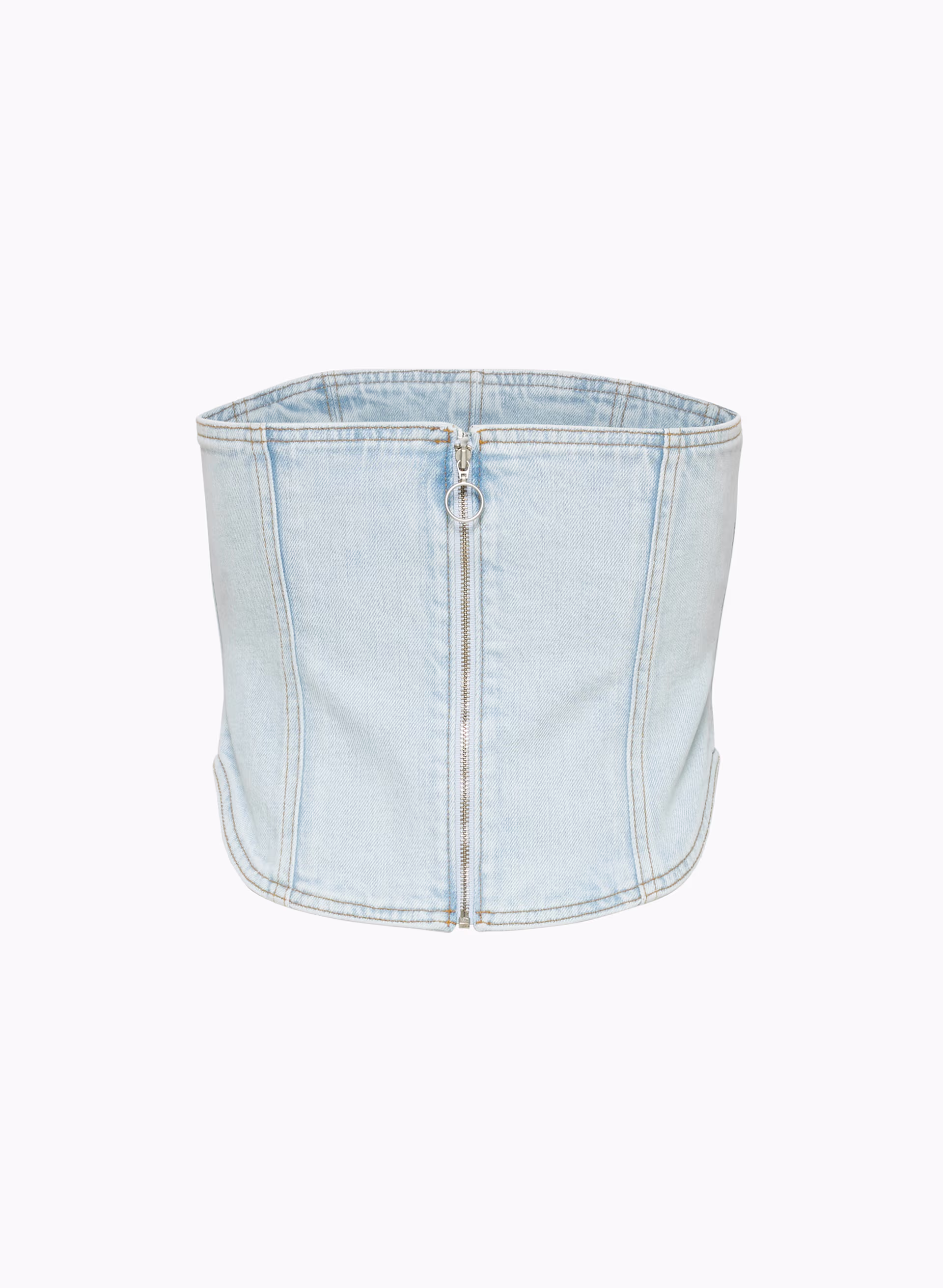 The '90s Debbie Denim Bustier