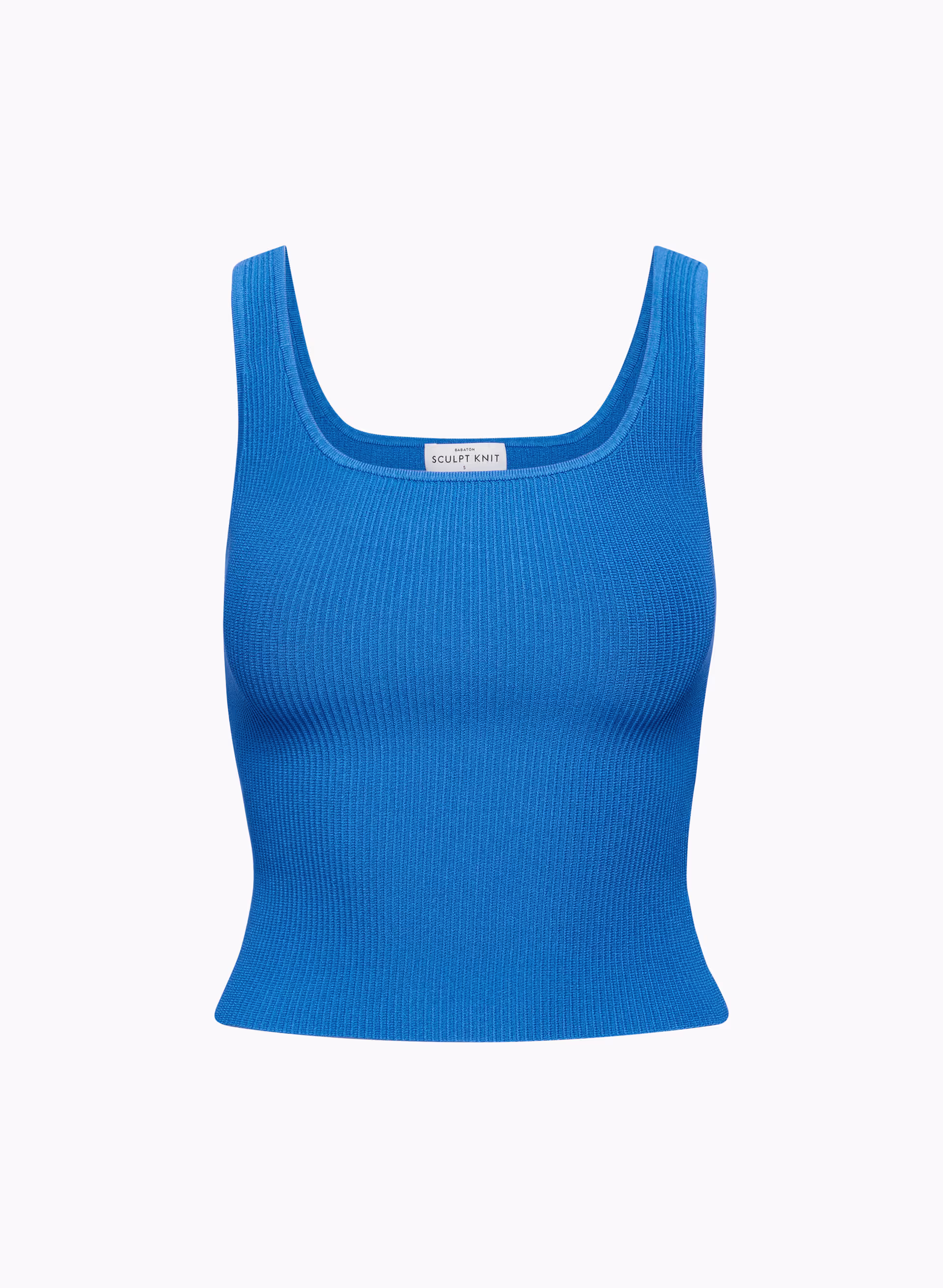 Sculpt Knit Squareneck Tank