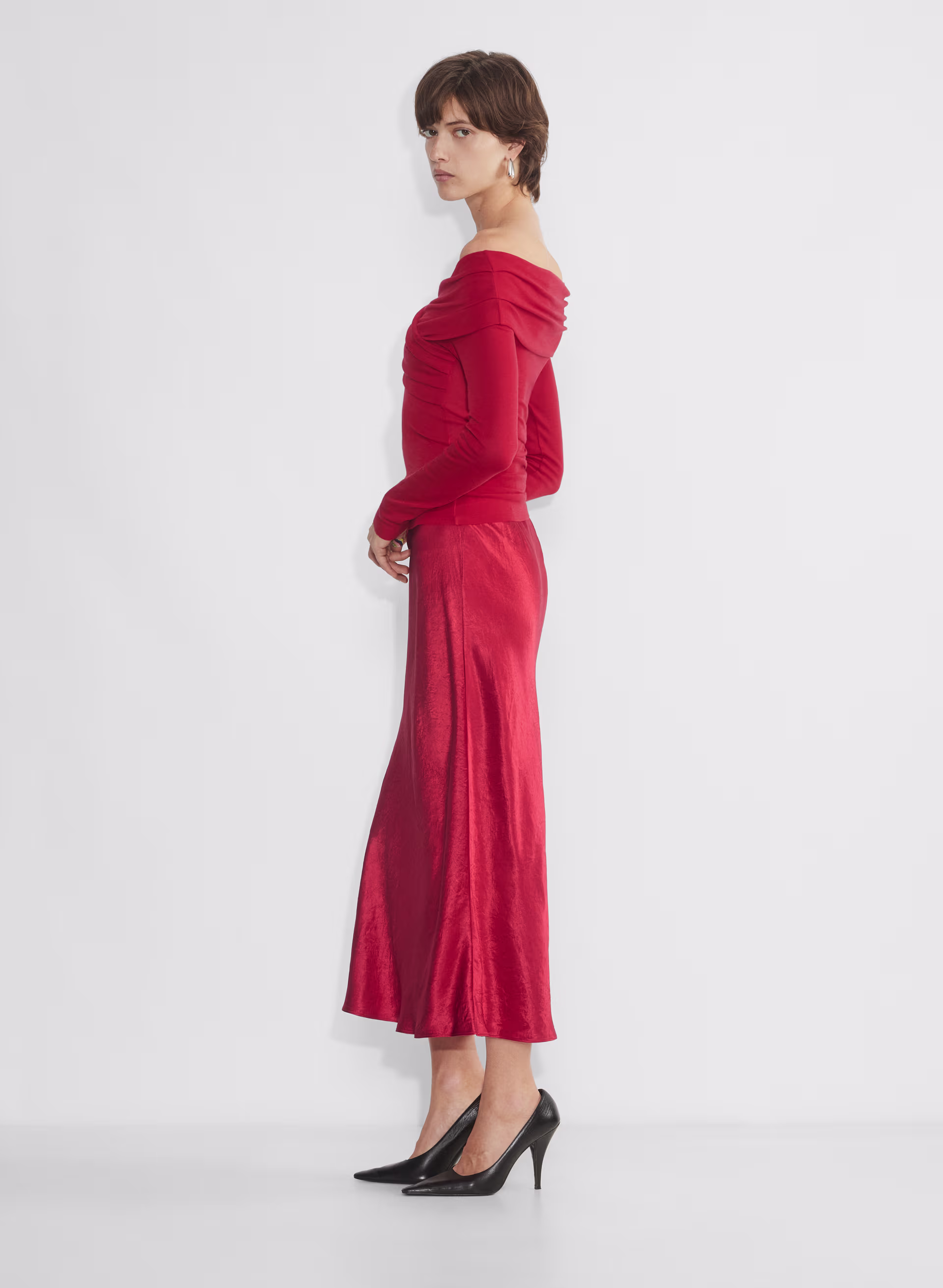 Slip Satin Maxi Skirt