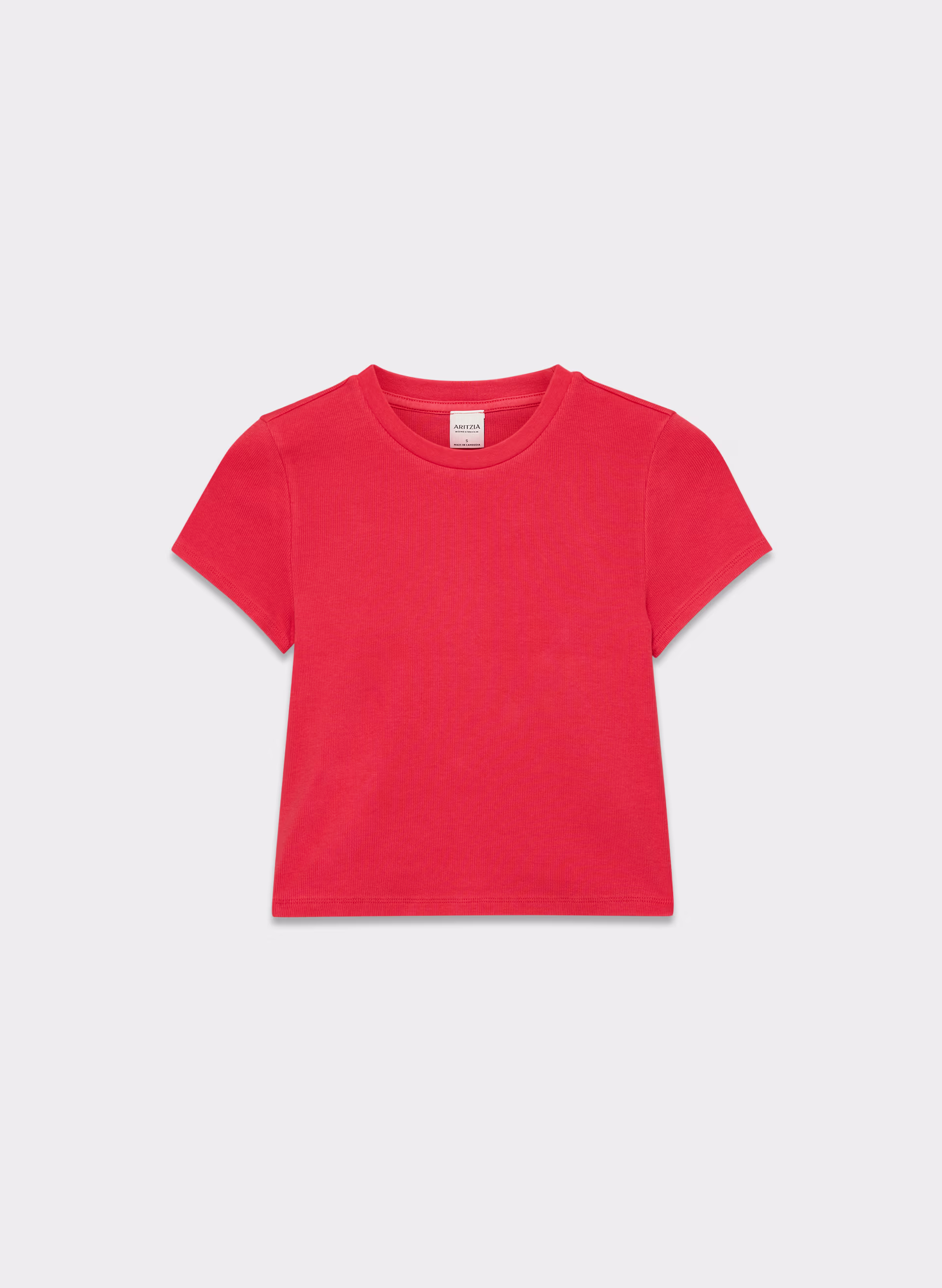 HomeStretch™ Rib Crew Waist T-Shirt