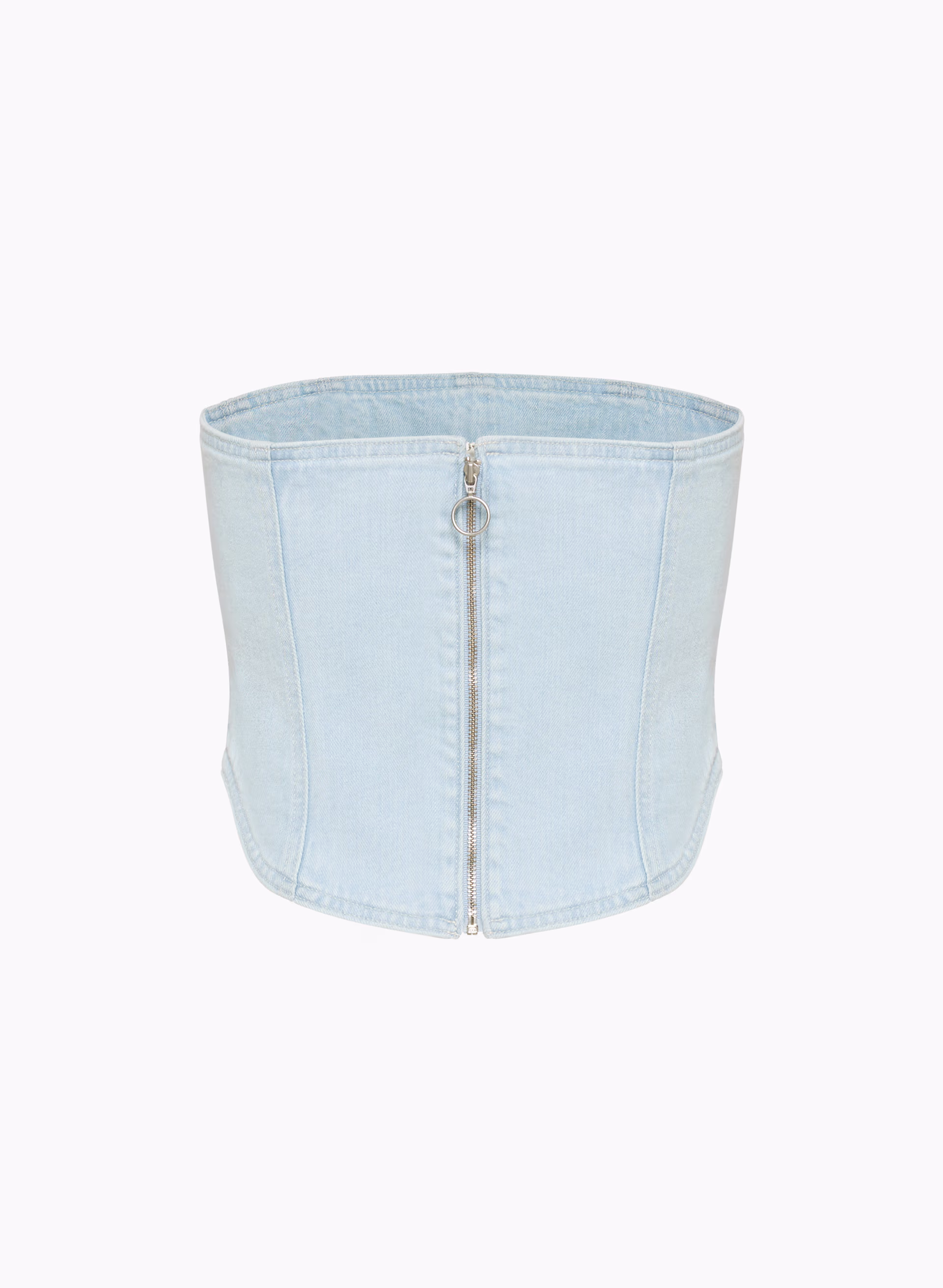 The '90s Debbie Denim Bustier