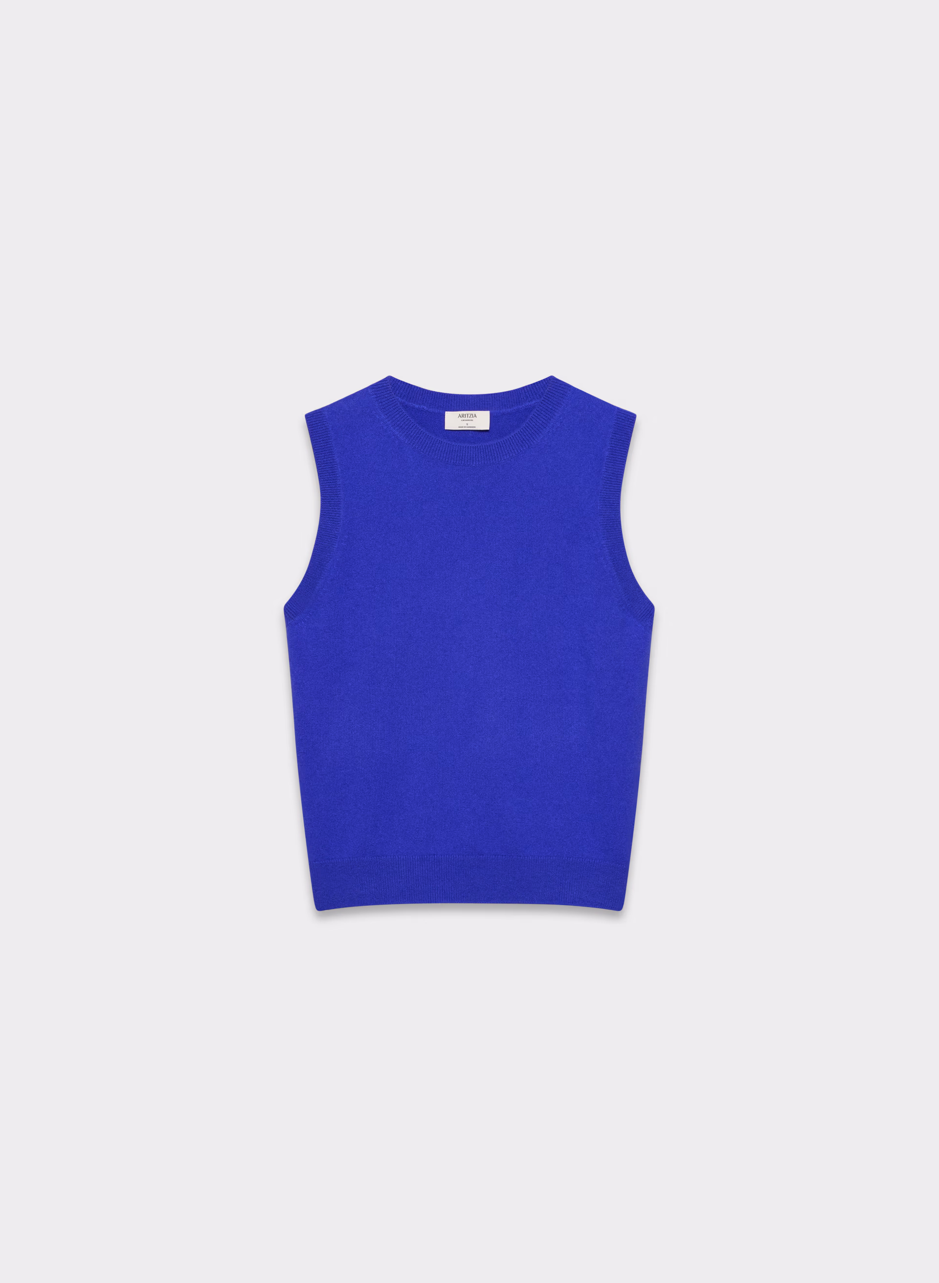 Bare Cashmere Crew Sweater Vest