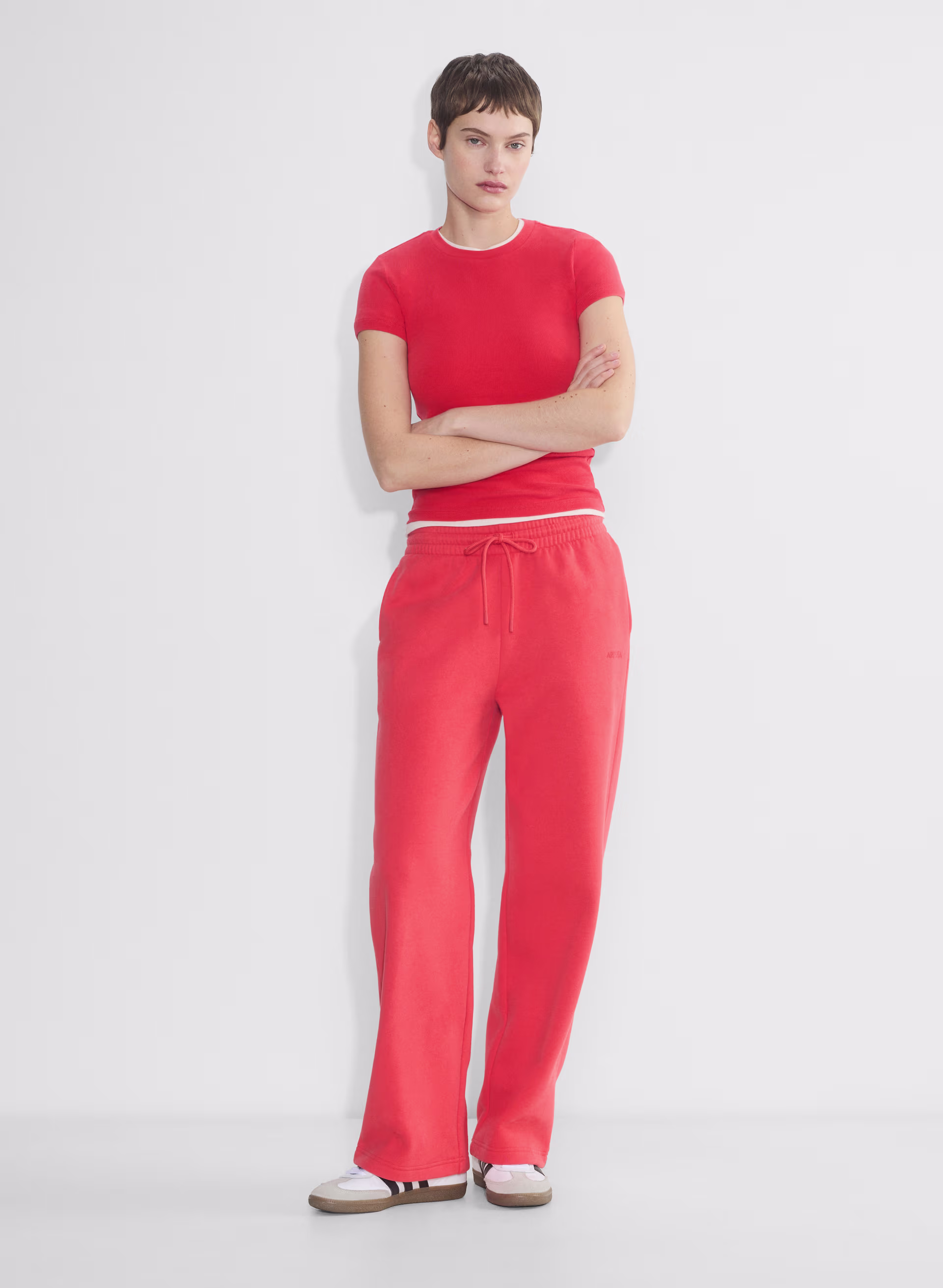 Cozy Sweatfleece Boyfriend Wide Sweatpant