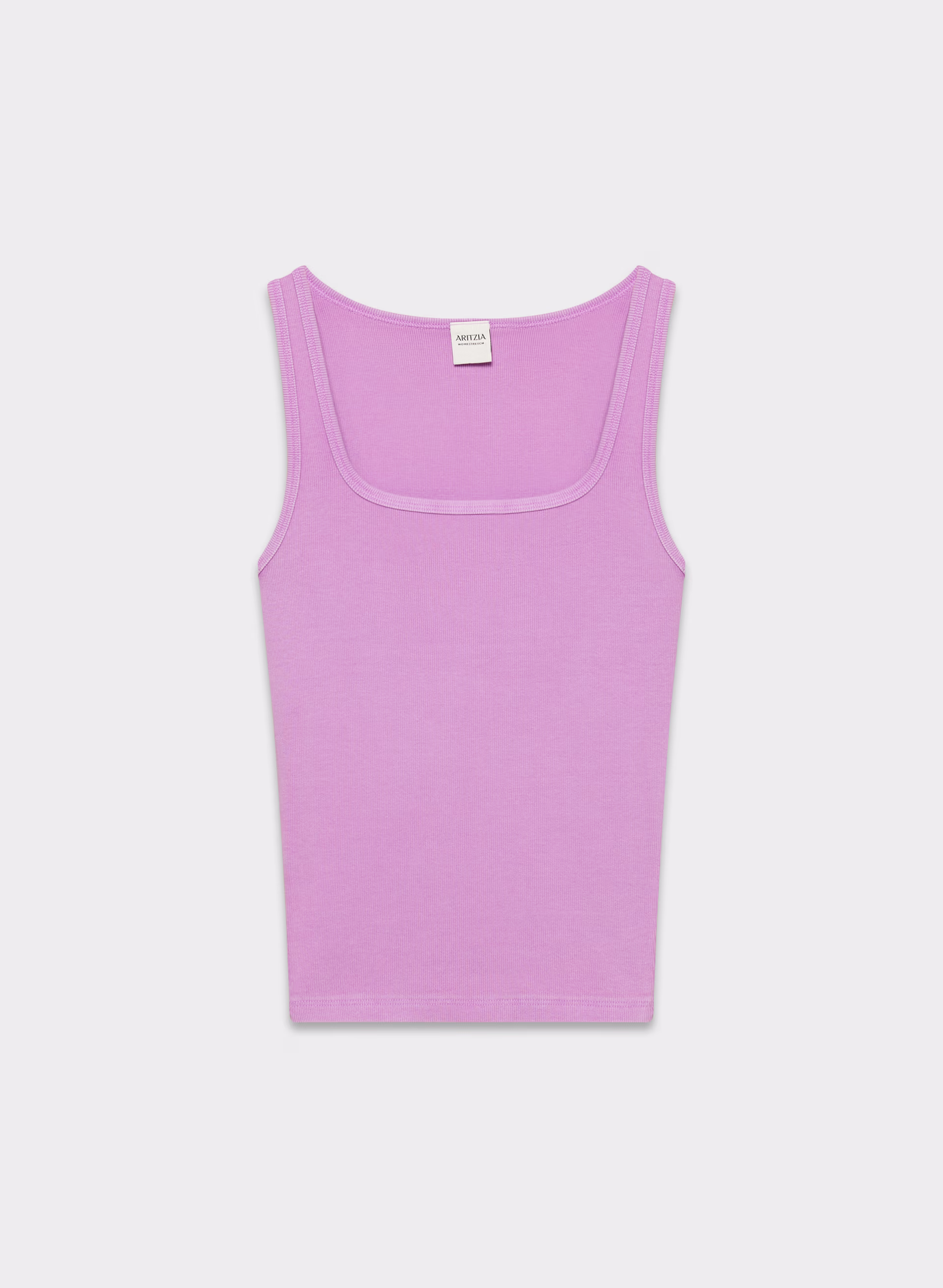 HomeStretch™ Rib Squareneck Tank