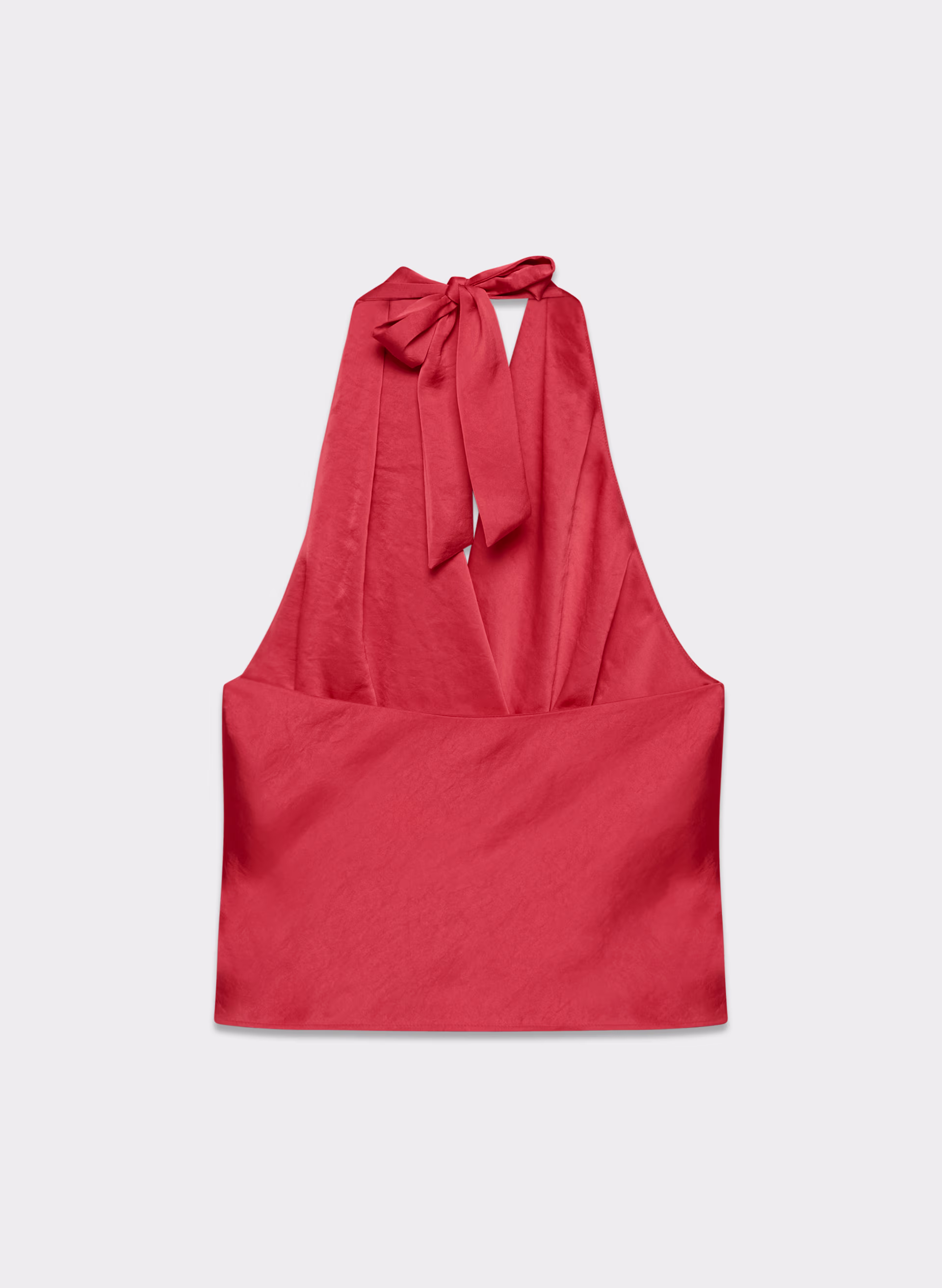 Martini Satin Halter Blouse