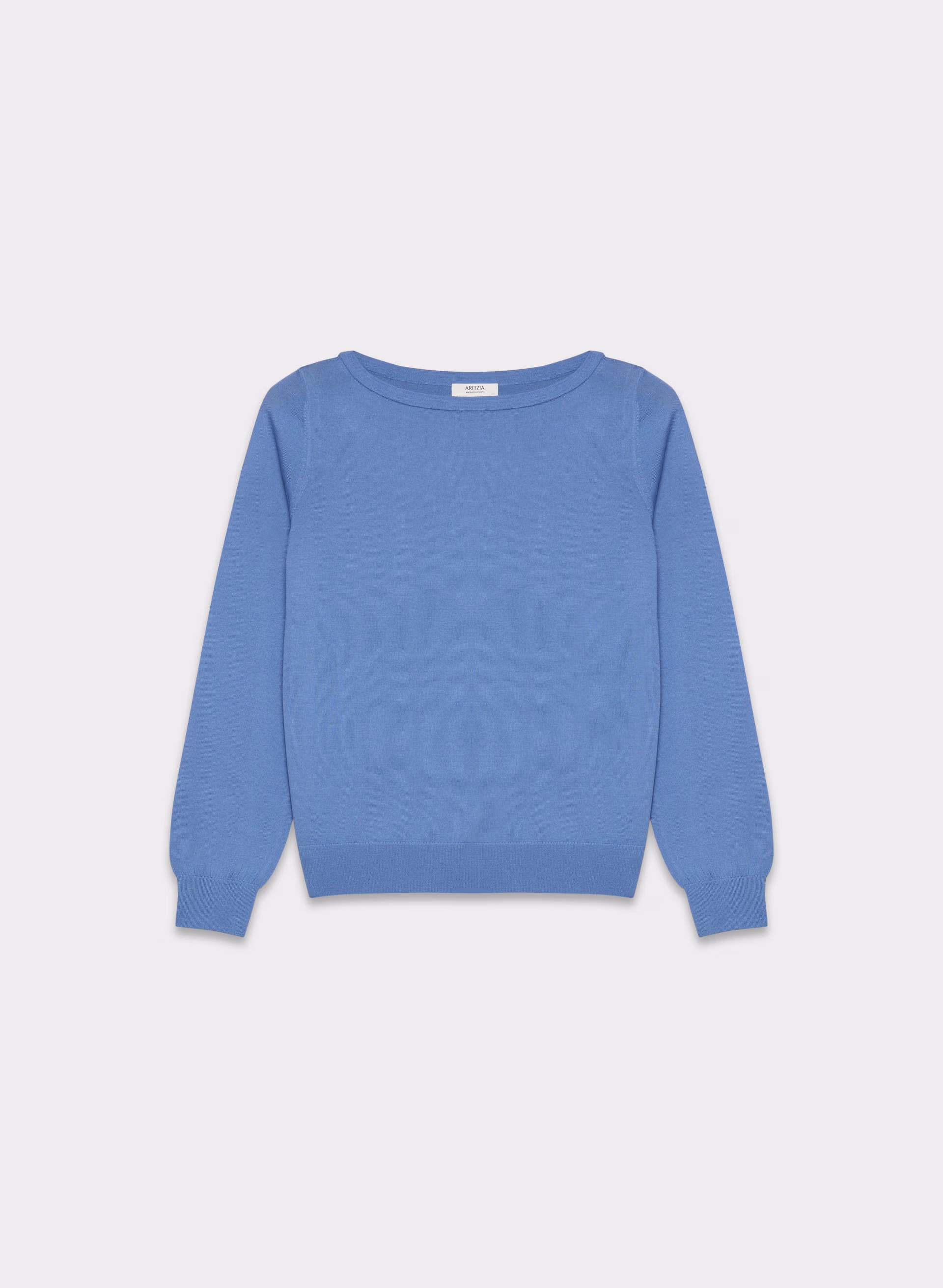 Fine Merino Wool Boatneck Sweater
