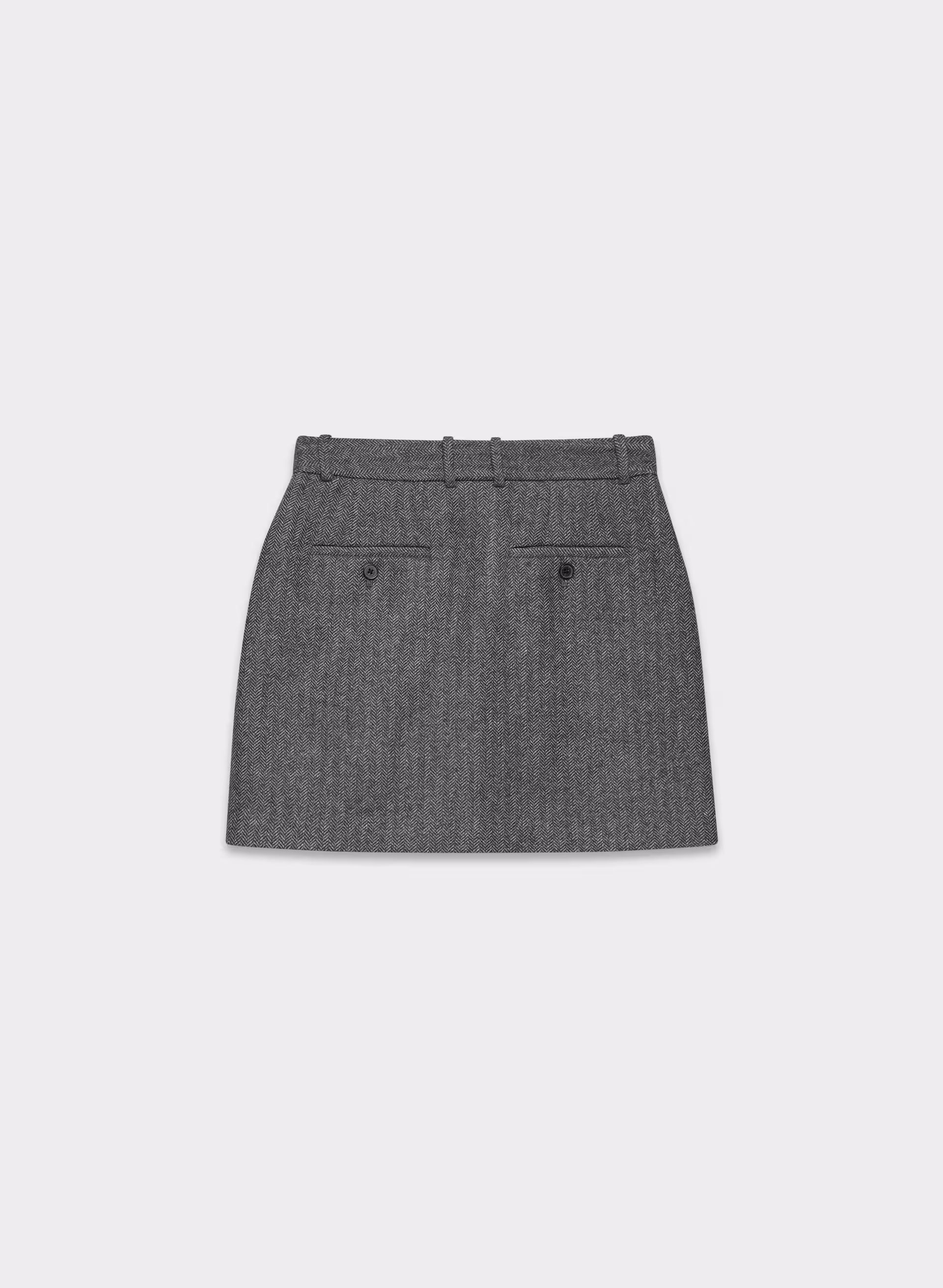 Chisel Skirt - Precision Wool