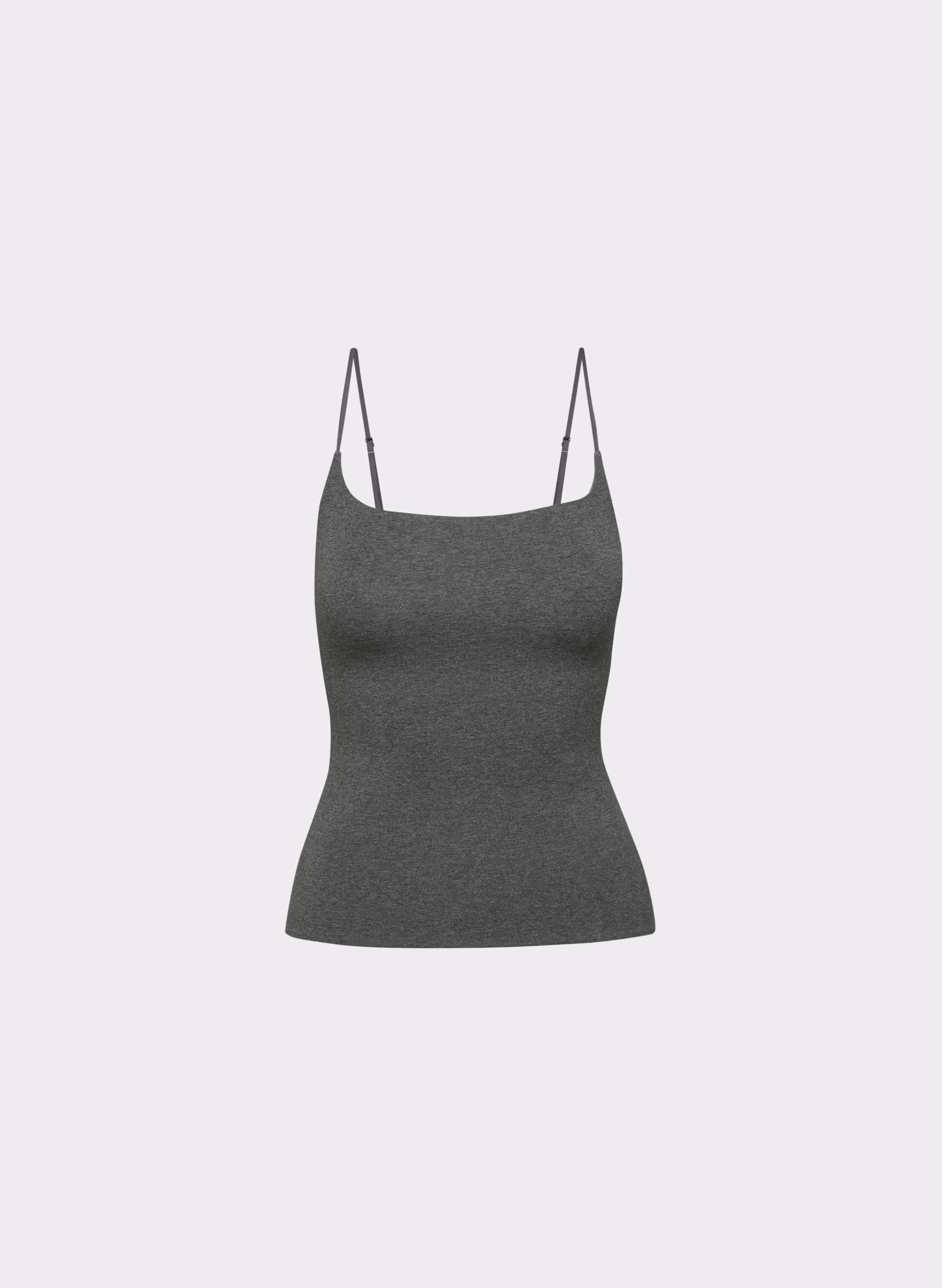 Casual Contour Squareneck Cami Hip Tank