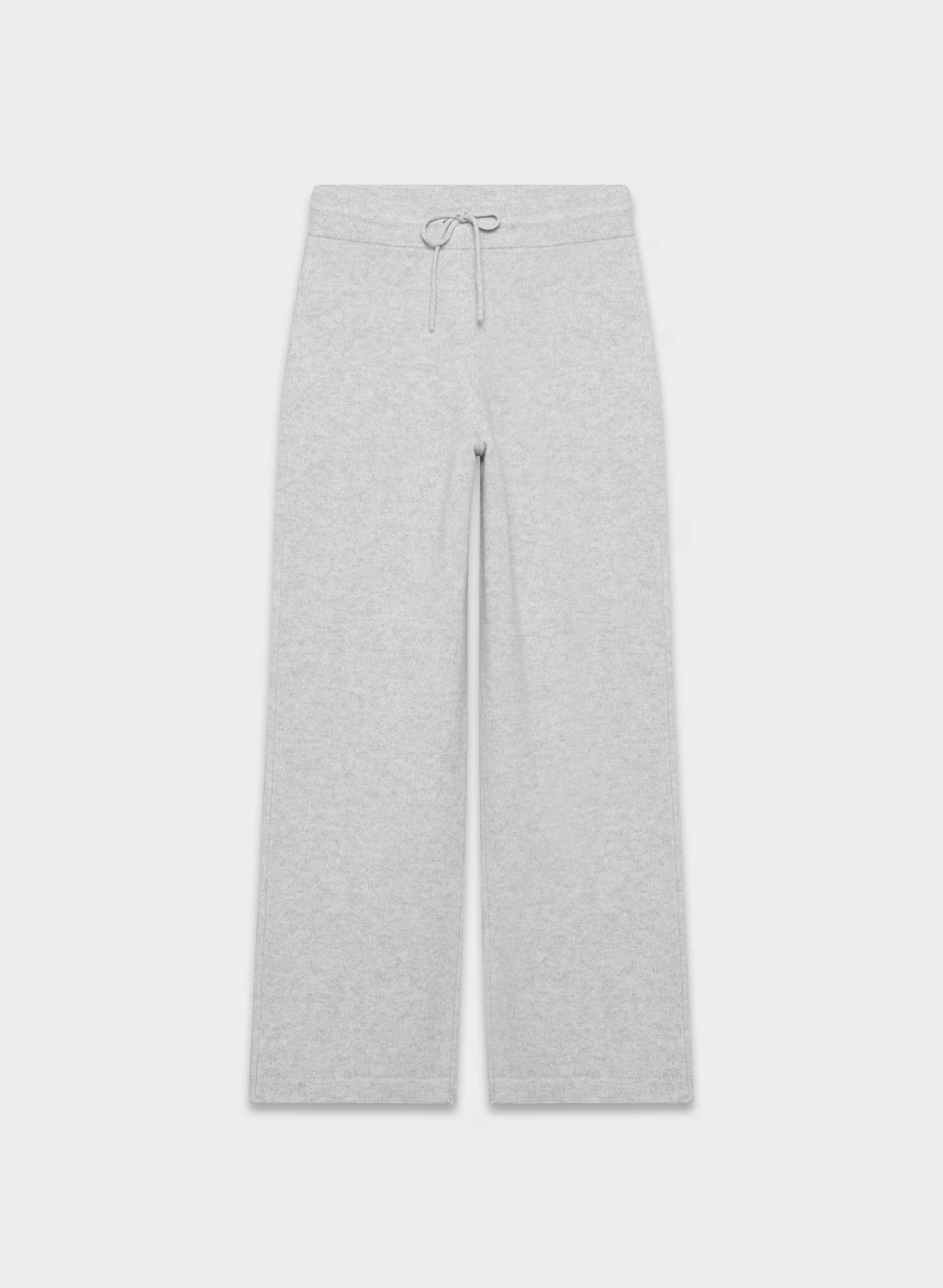 Essential Cashmere Hi-rise Wide Pant