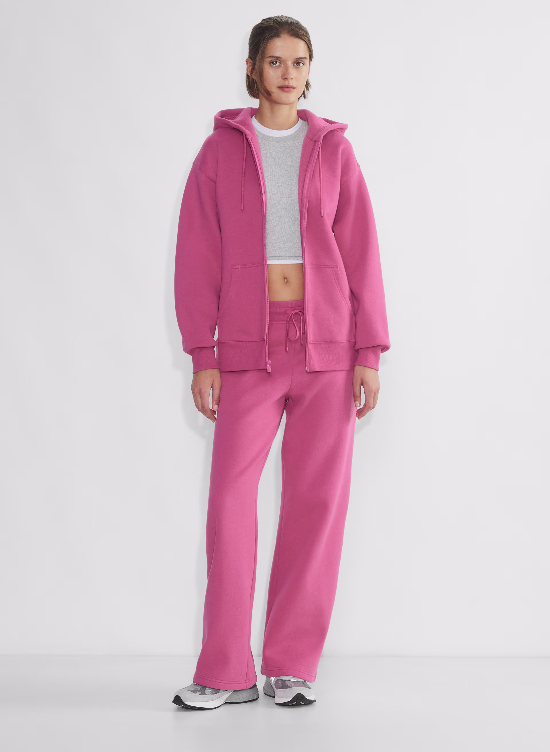 Cozy Sweatfleece Boyfriend Zip Hoodie