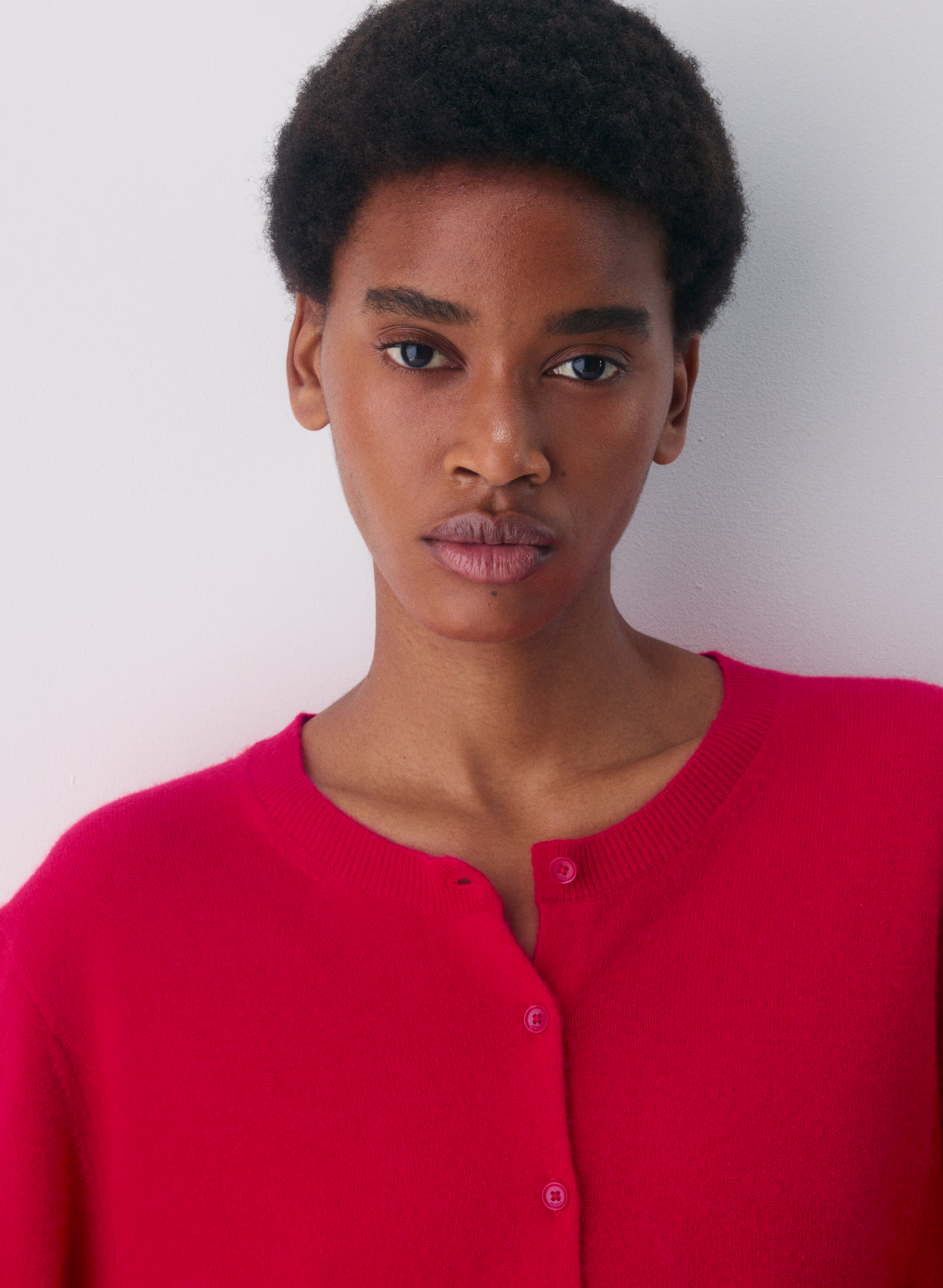 Bare Cashmere Crew Cardigan