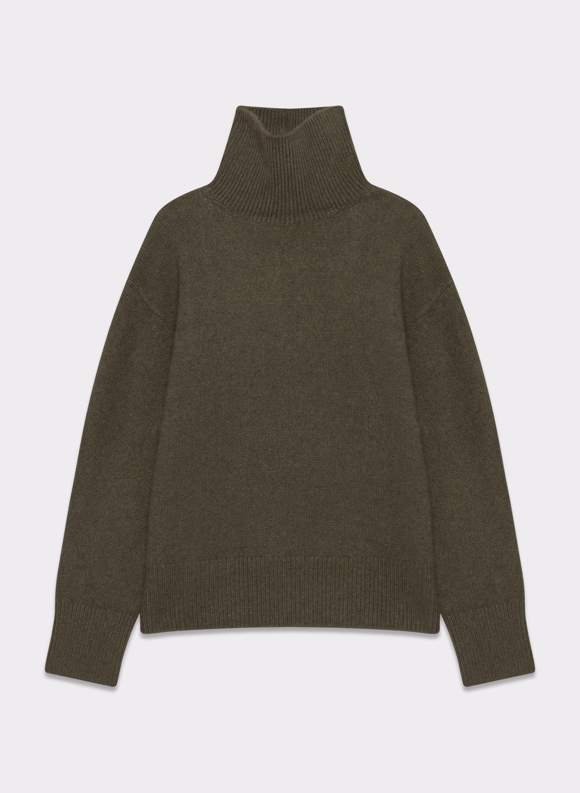 Plush Cashmere Oversized Turtleneck