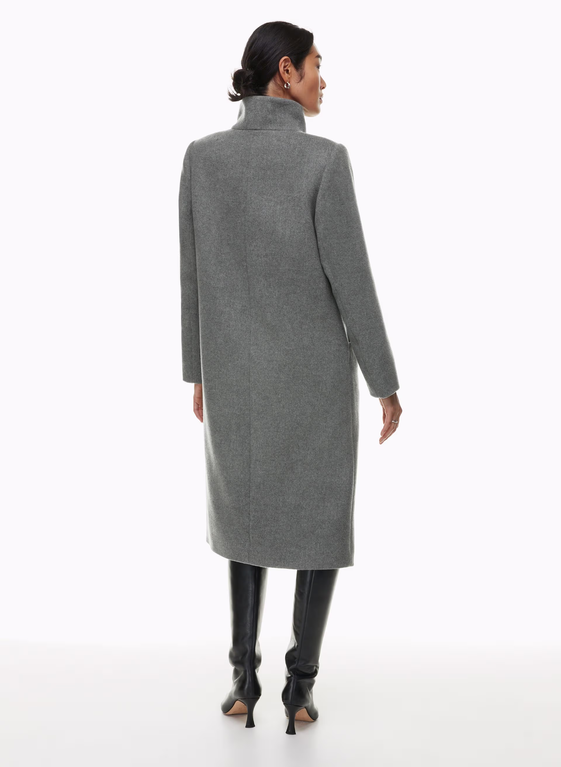 The Cocoon Long Coat - Wool Cashmere