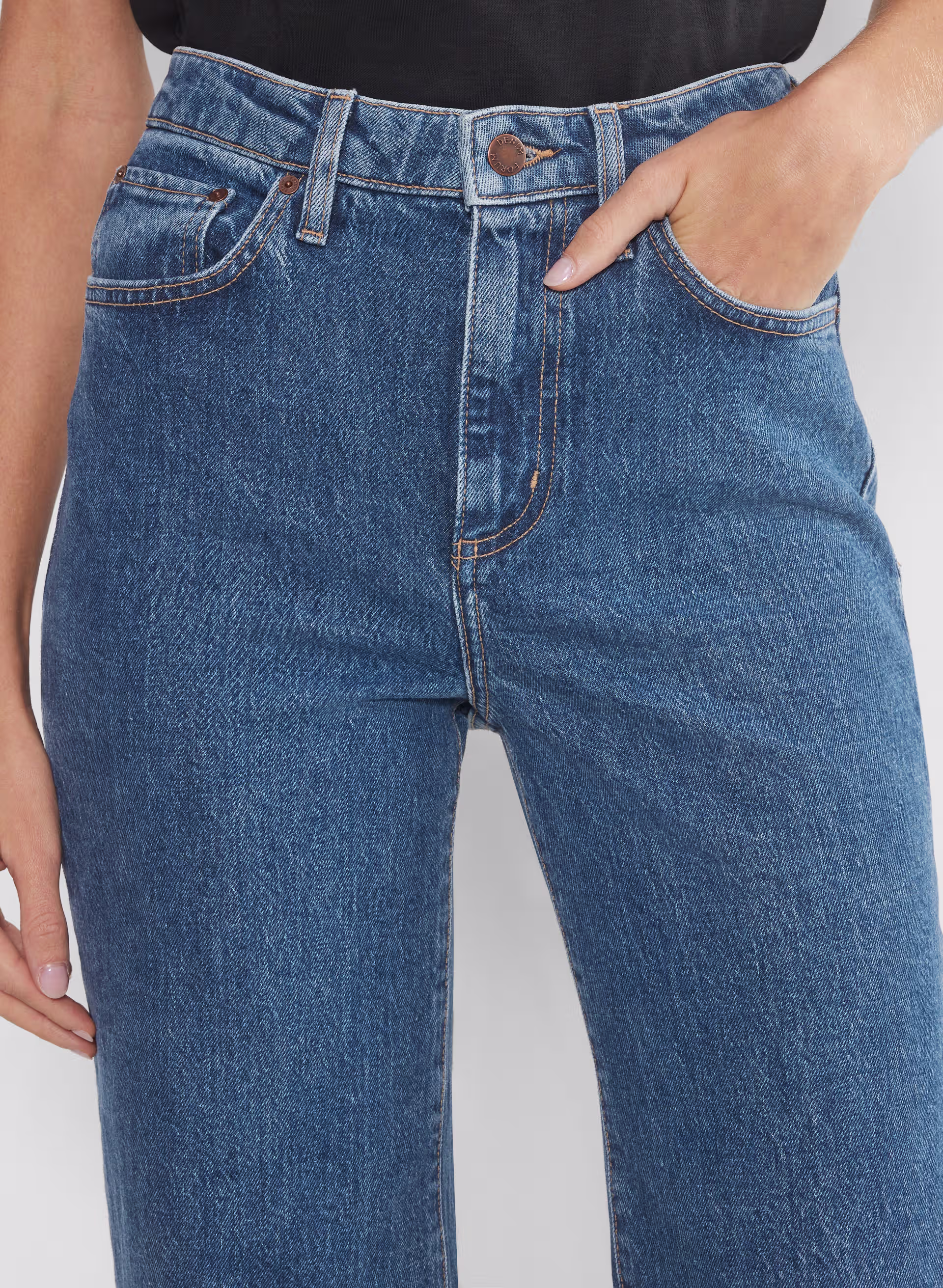 Denim Forum Remy Hi-rise Wide Jean