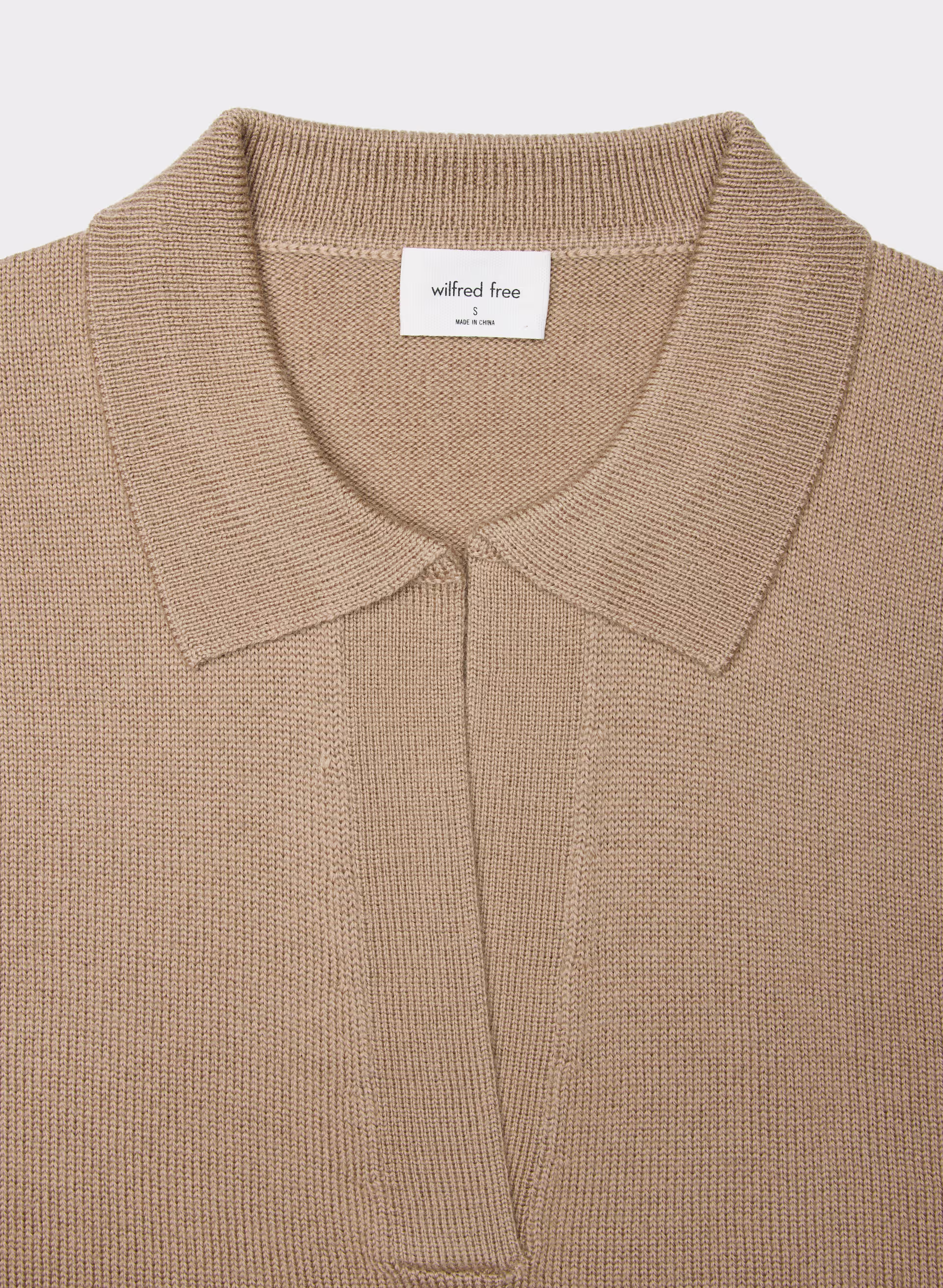 Clara Merino Wool Polo Sweater