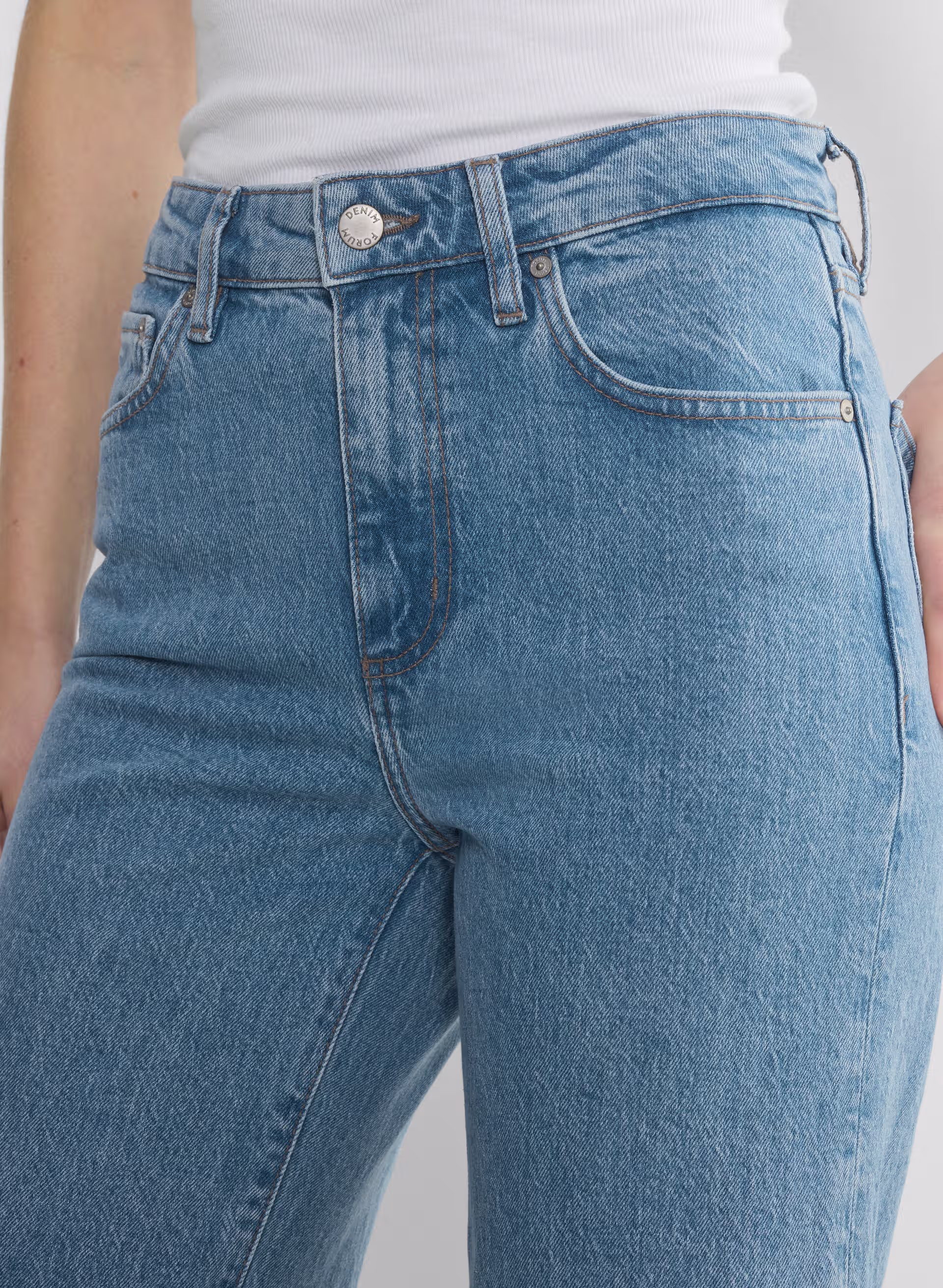 Denim Forum Remy Hi-rise Wide Jean