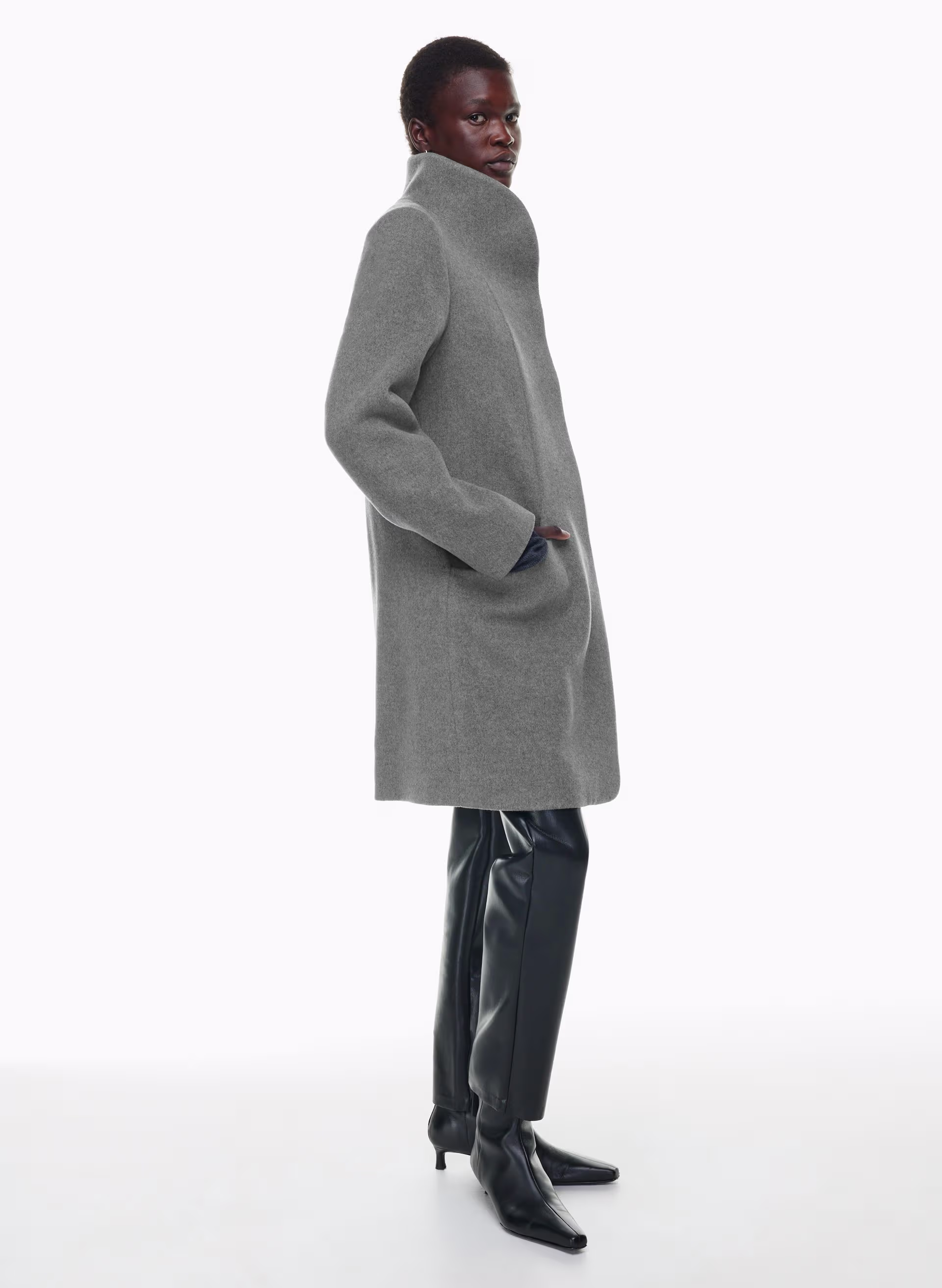 The Cocoon Coat New - Wool Cashmere
