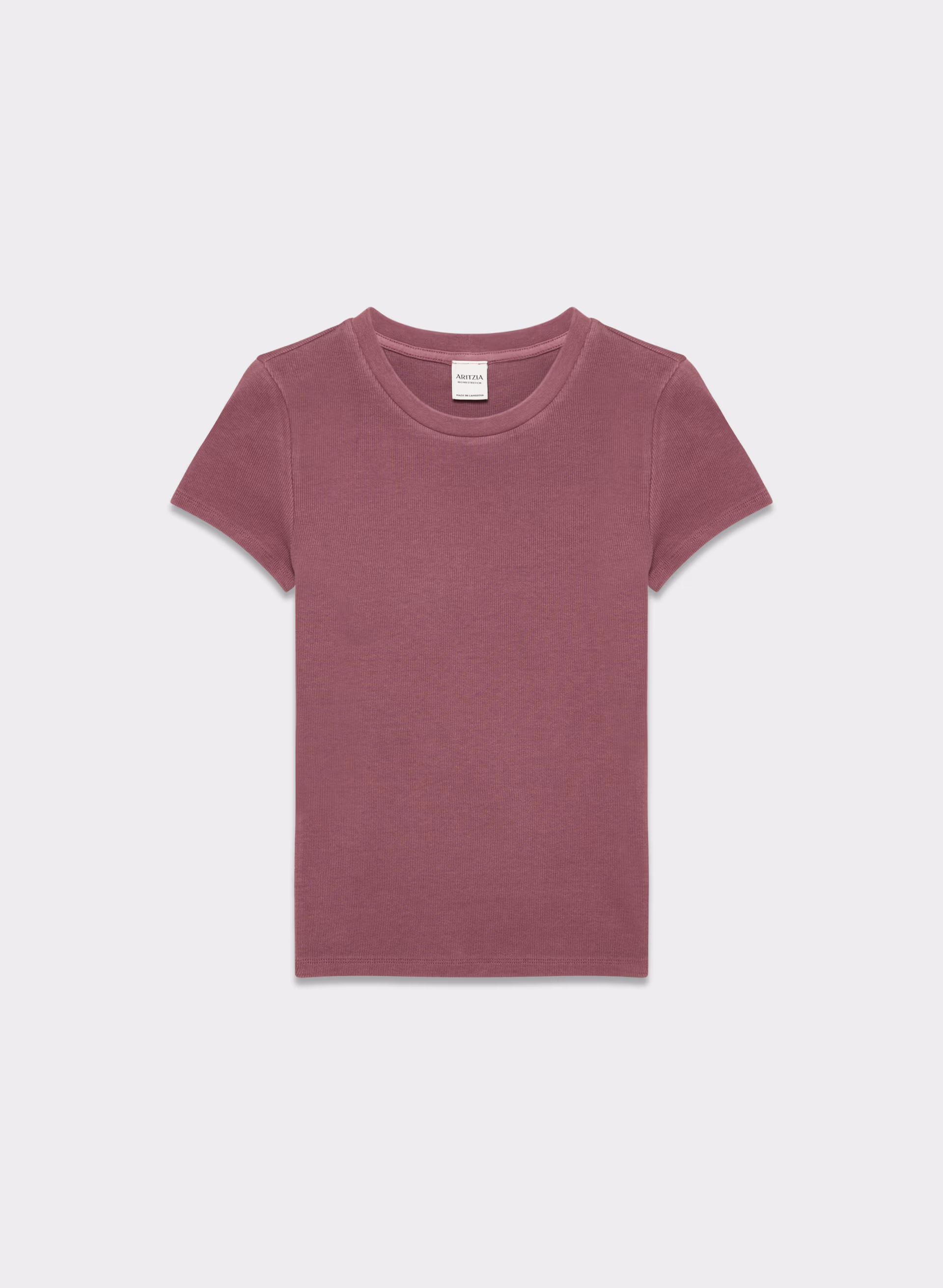 HomeStretch™ Rib Crew T-Shirt