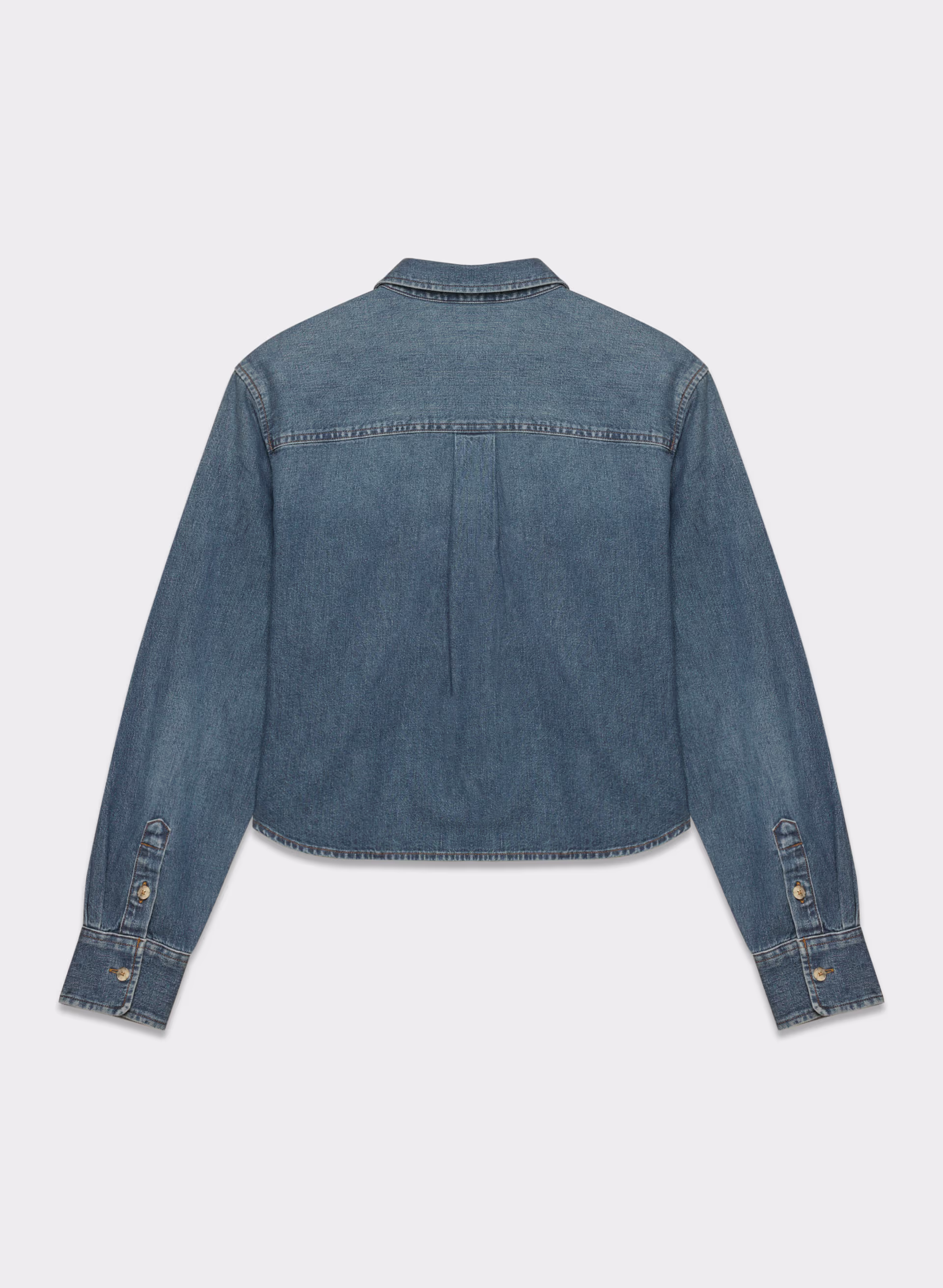 Denim Forum The ’80s Comfy Waist Denim Shirt