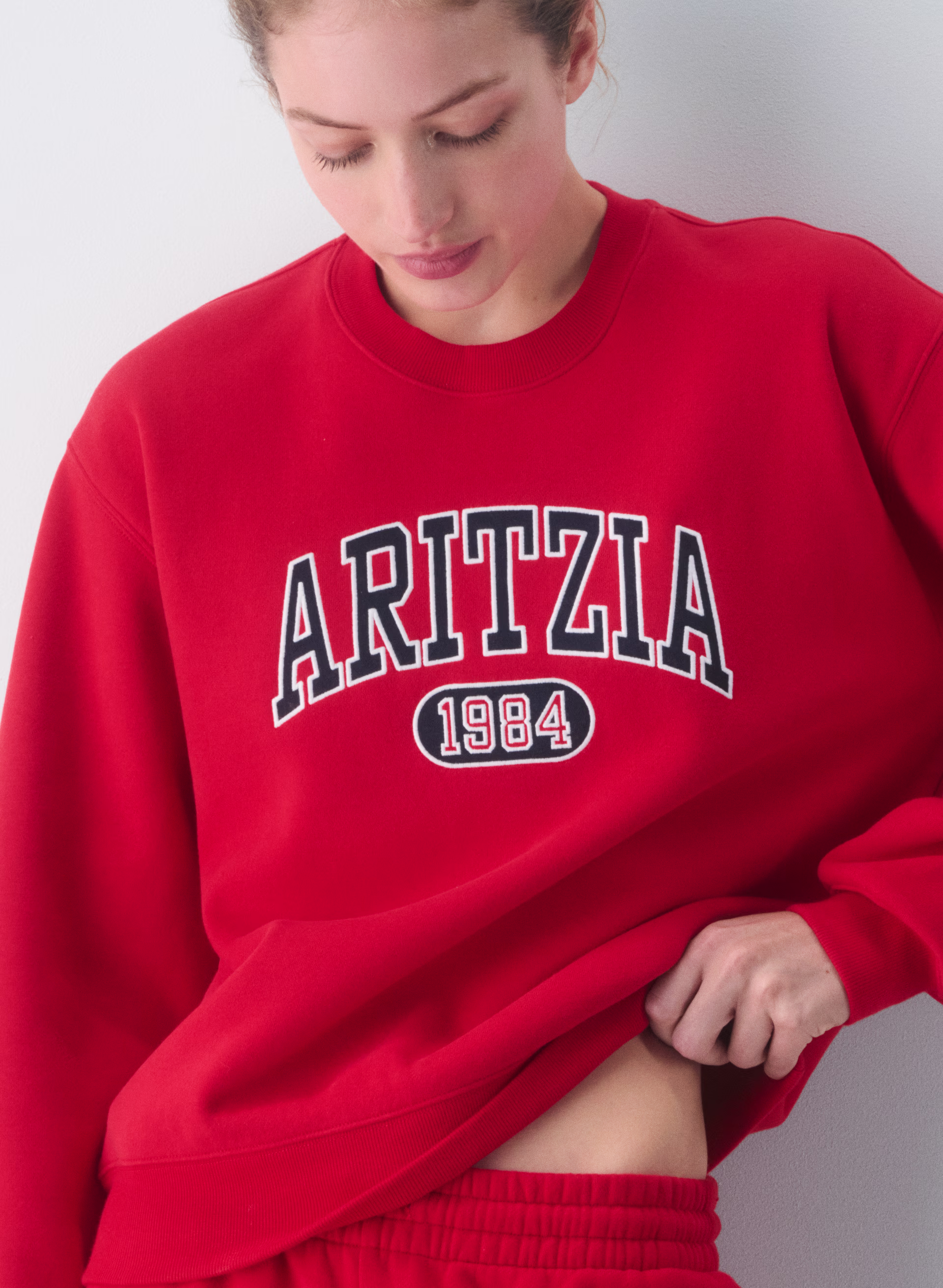 Cozy Sweatfleece Perfect Crew Sweatshirt