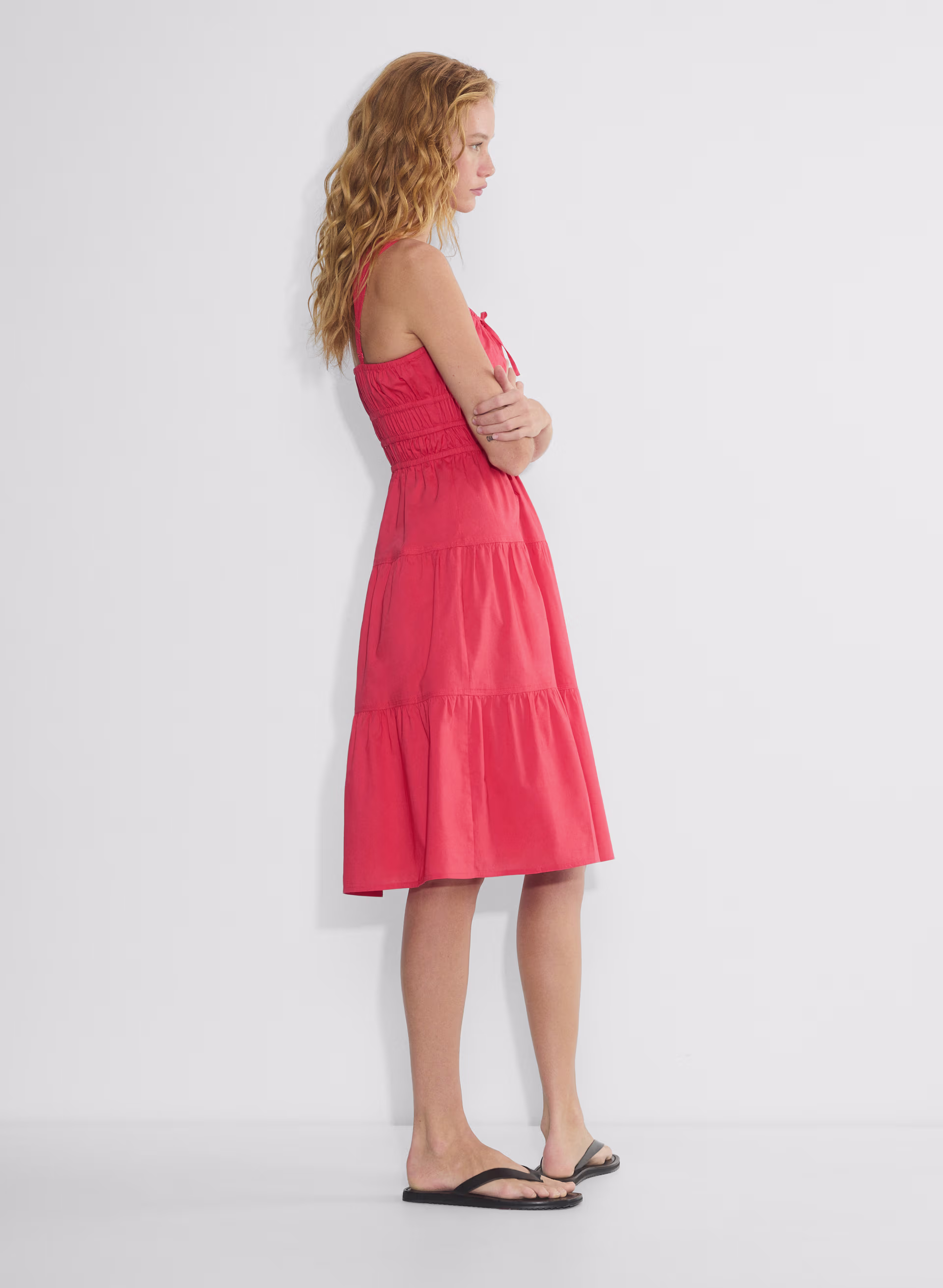 Martine Poplin Midi Dress