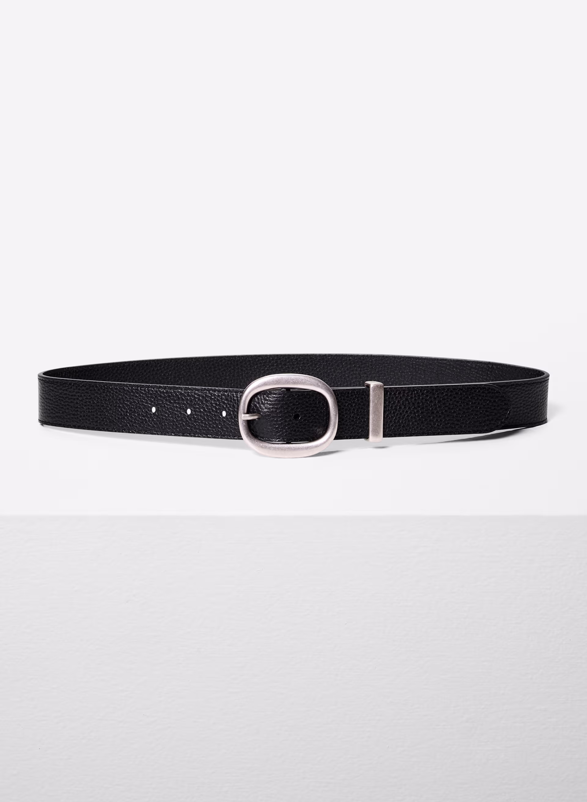 Lifetime Solid Brass Leather Wide Belt