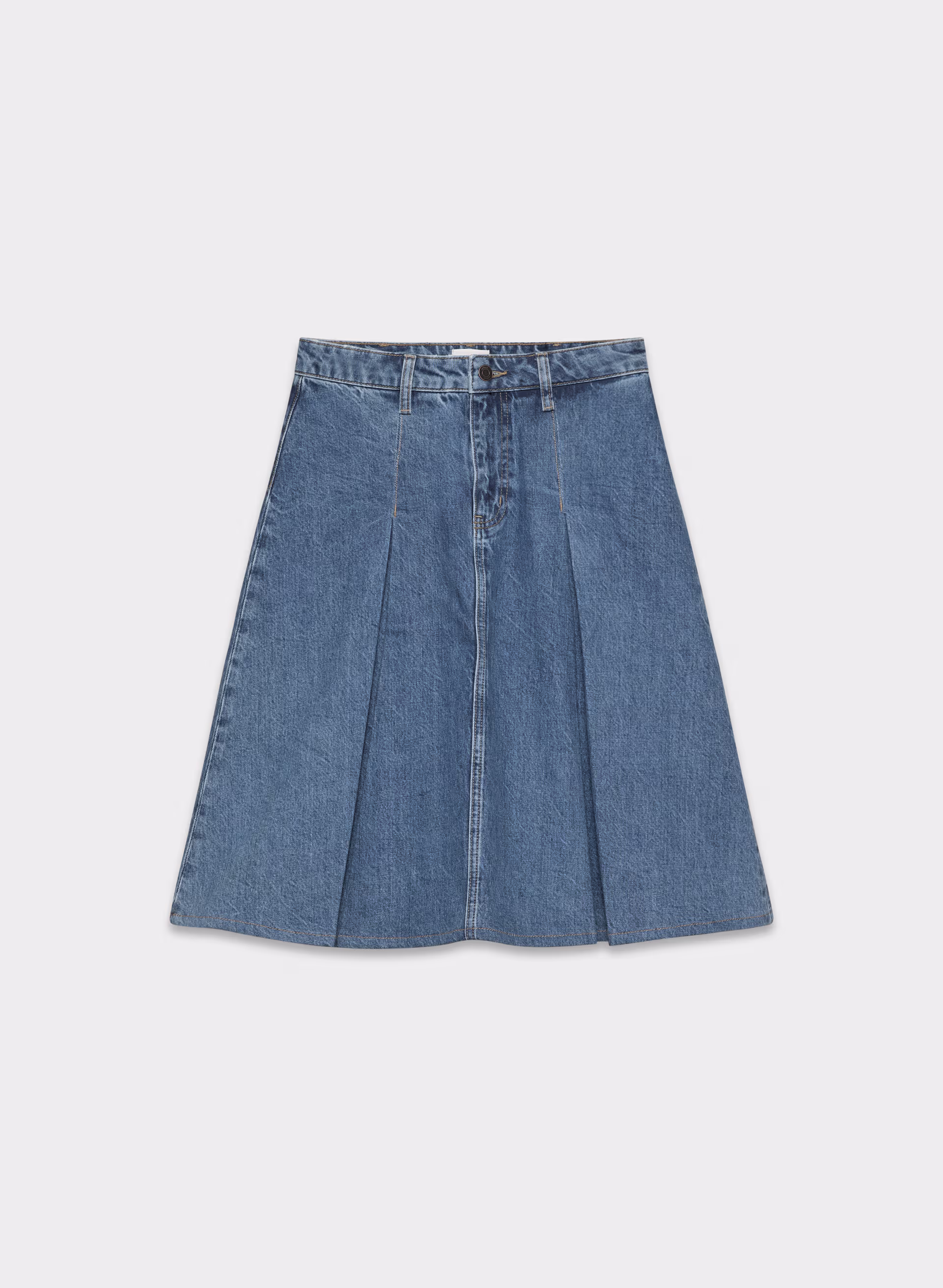 Billet Denim Skirt