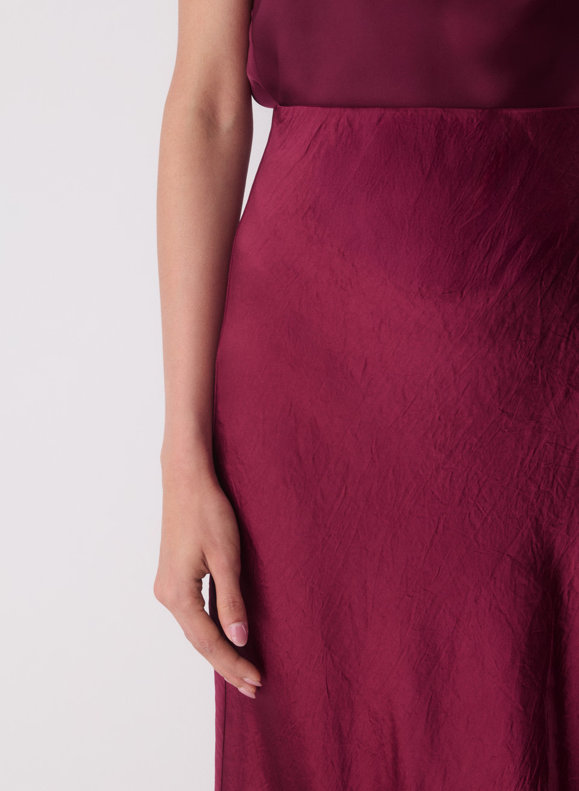 Slip Satin Maxi Skirt