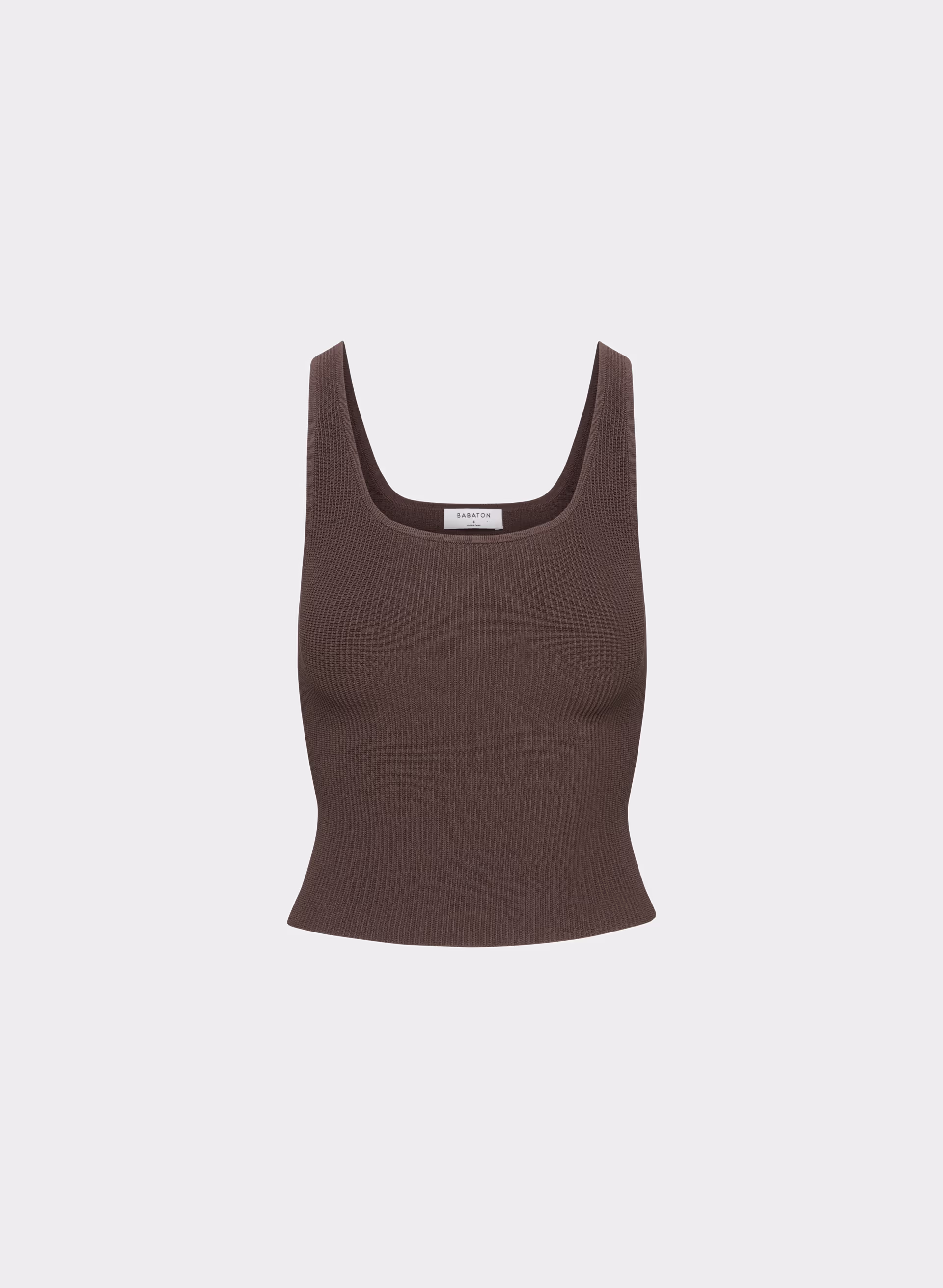 Sculpt Knit Squareneck Tank