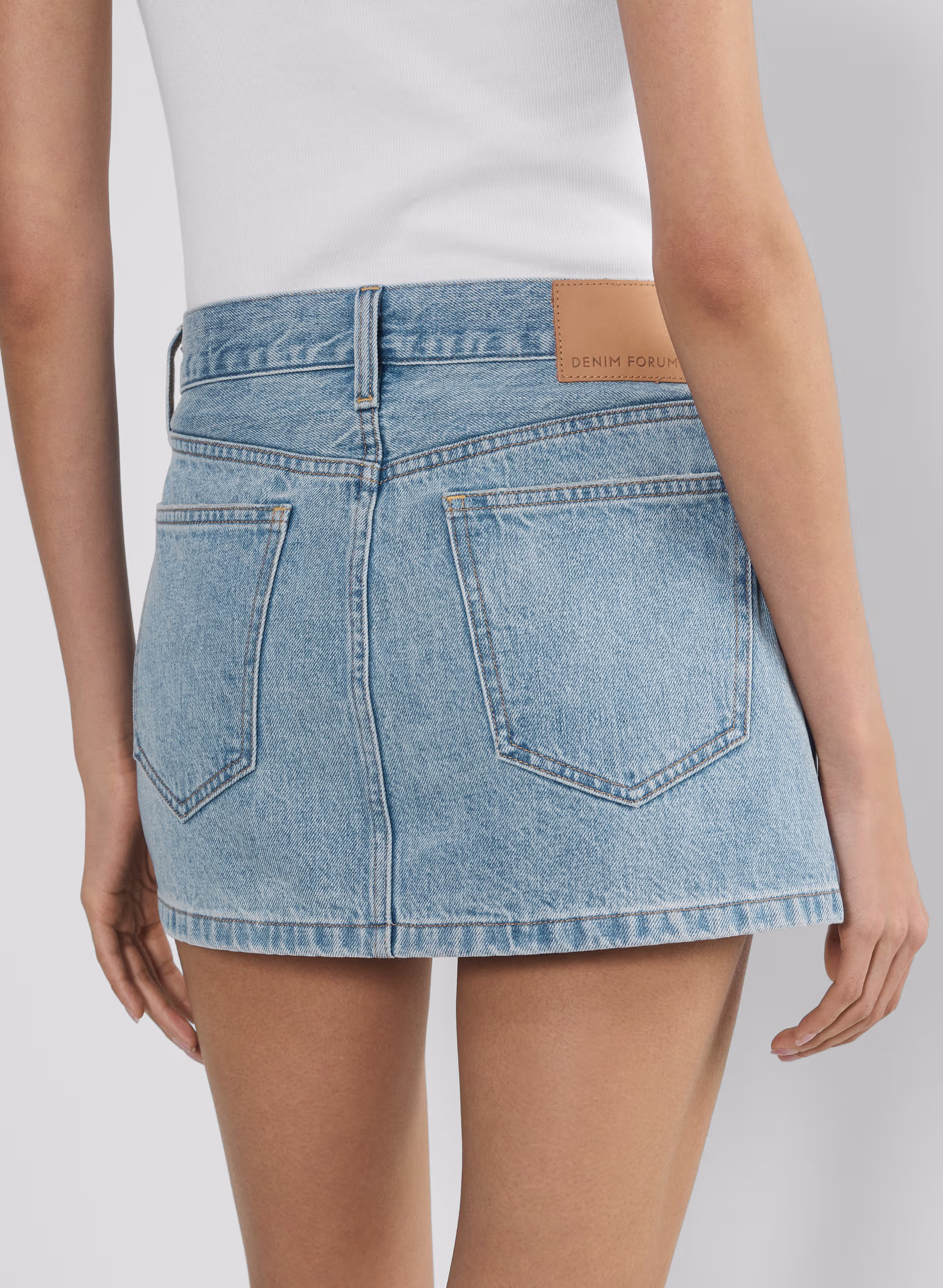 The Gisele Micro Denim Skirt