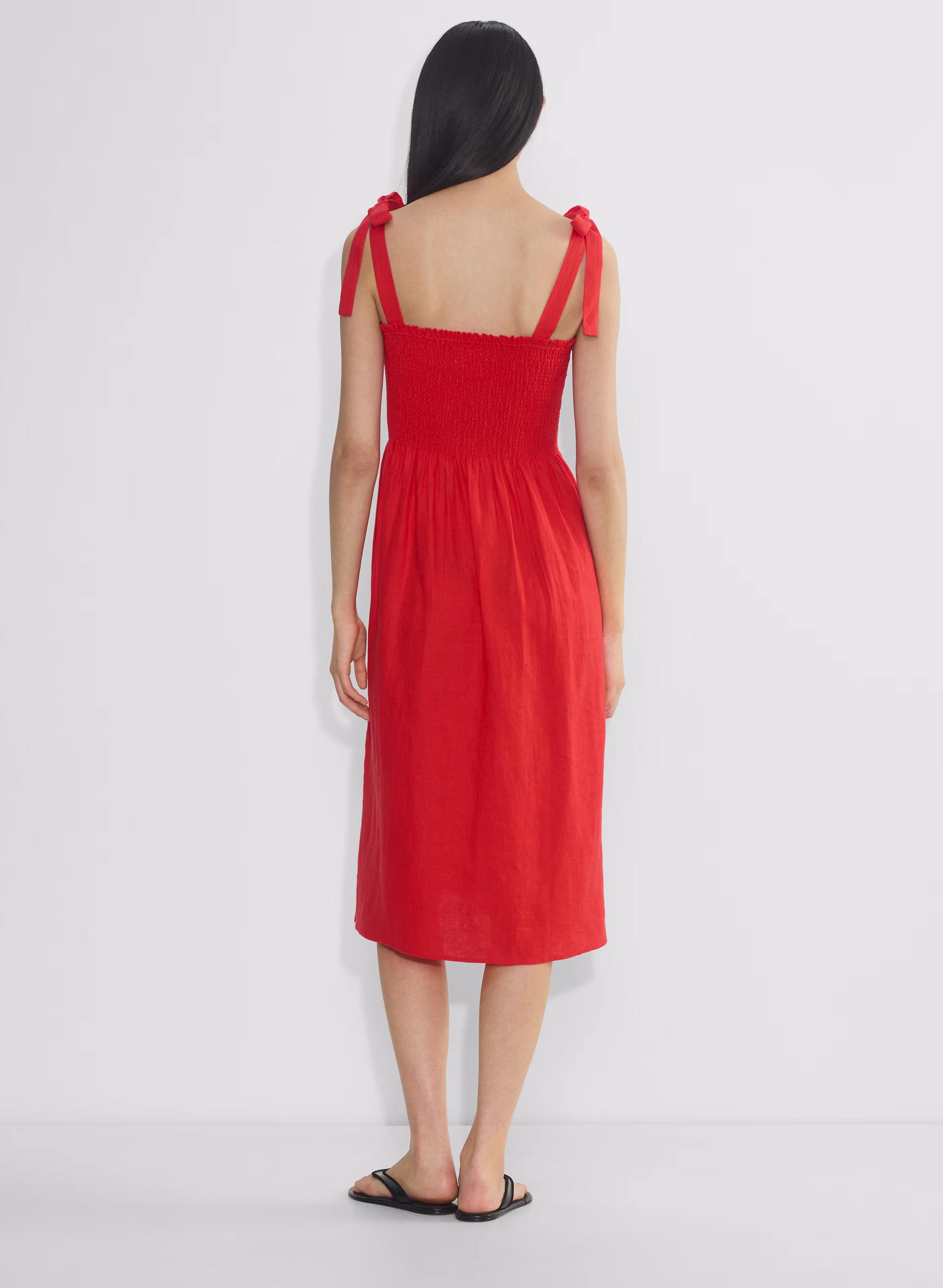 Golden Hour Linen Dress