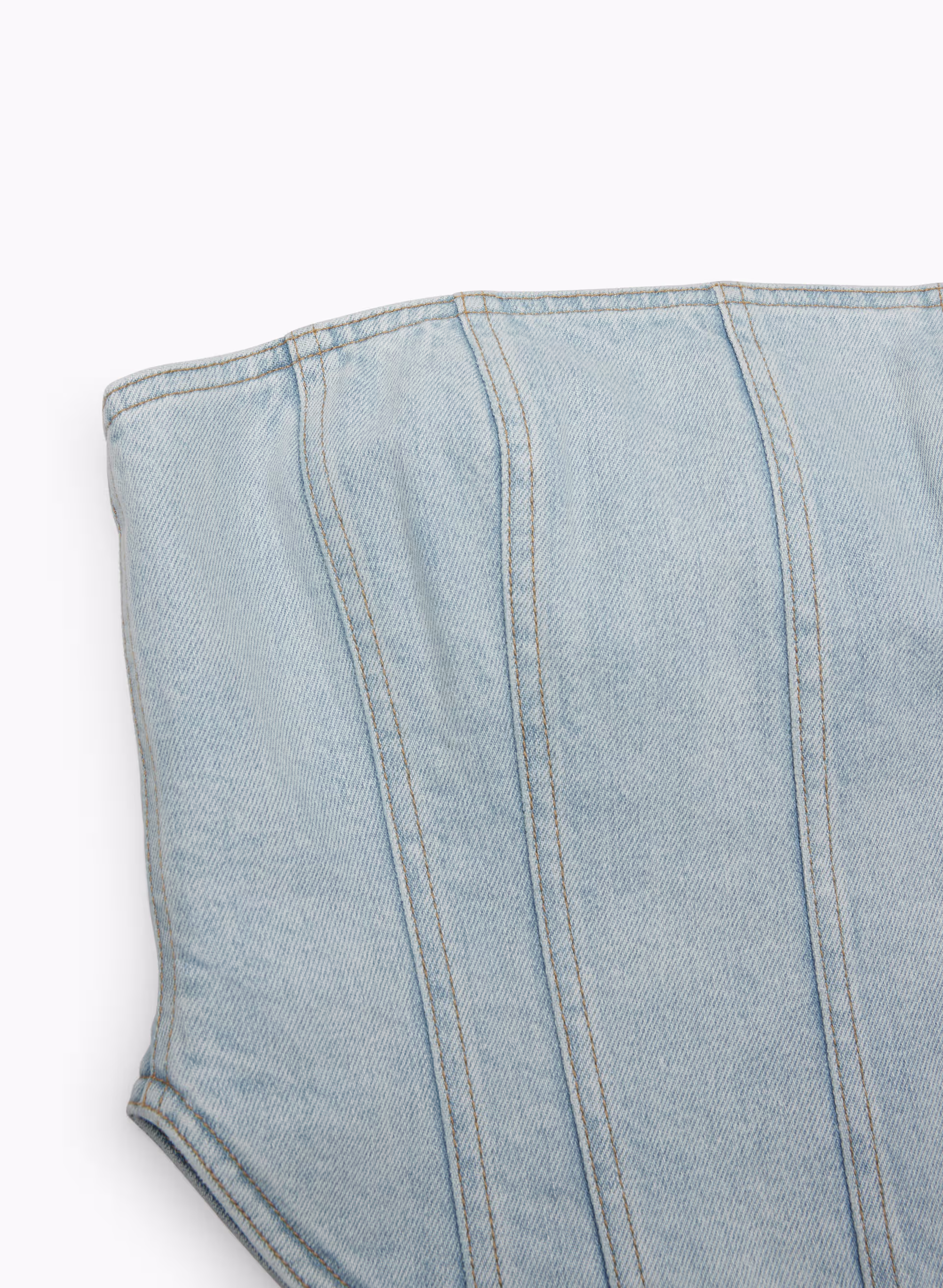 The '90s Debbie Denim Bustier