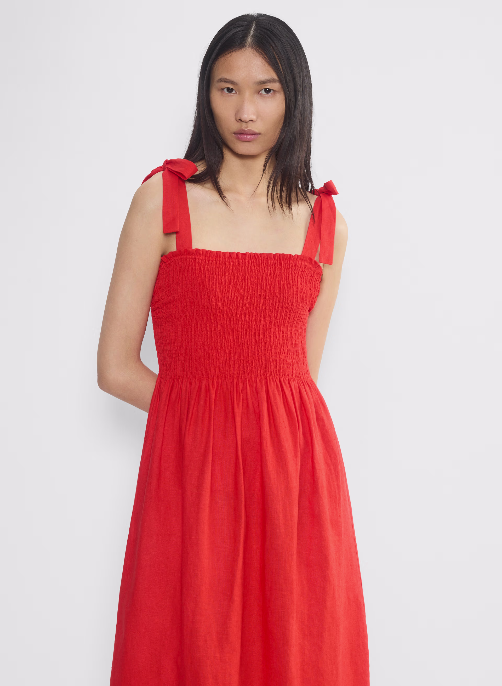 Golden Hour Linen Dress