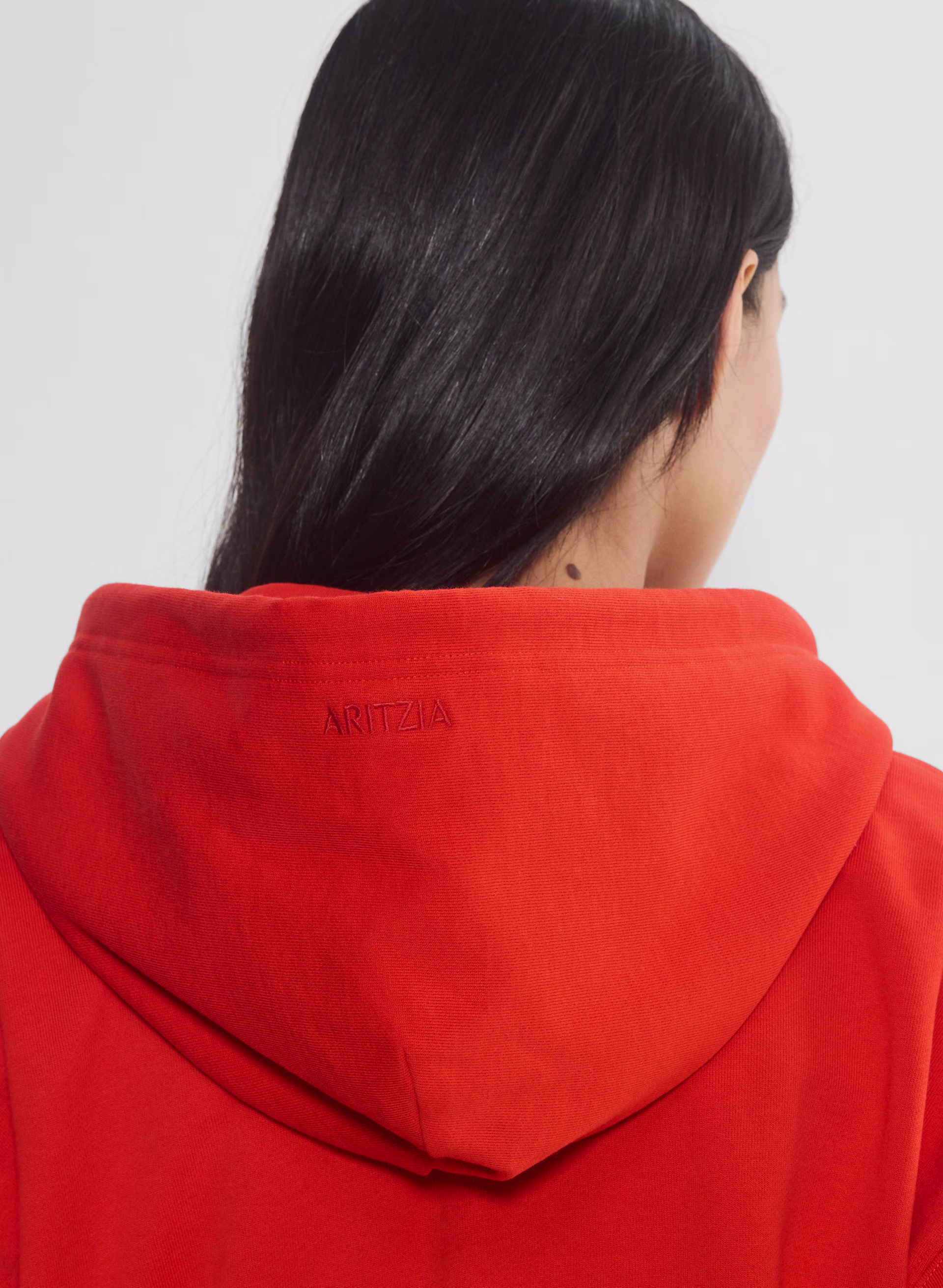 Terry Sweatfleece Boyfriend Boxy Zip Hoodie