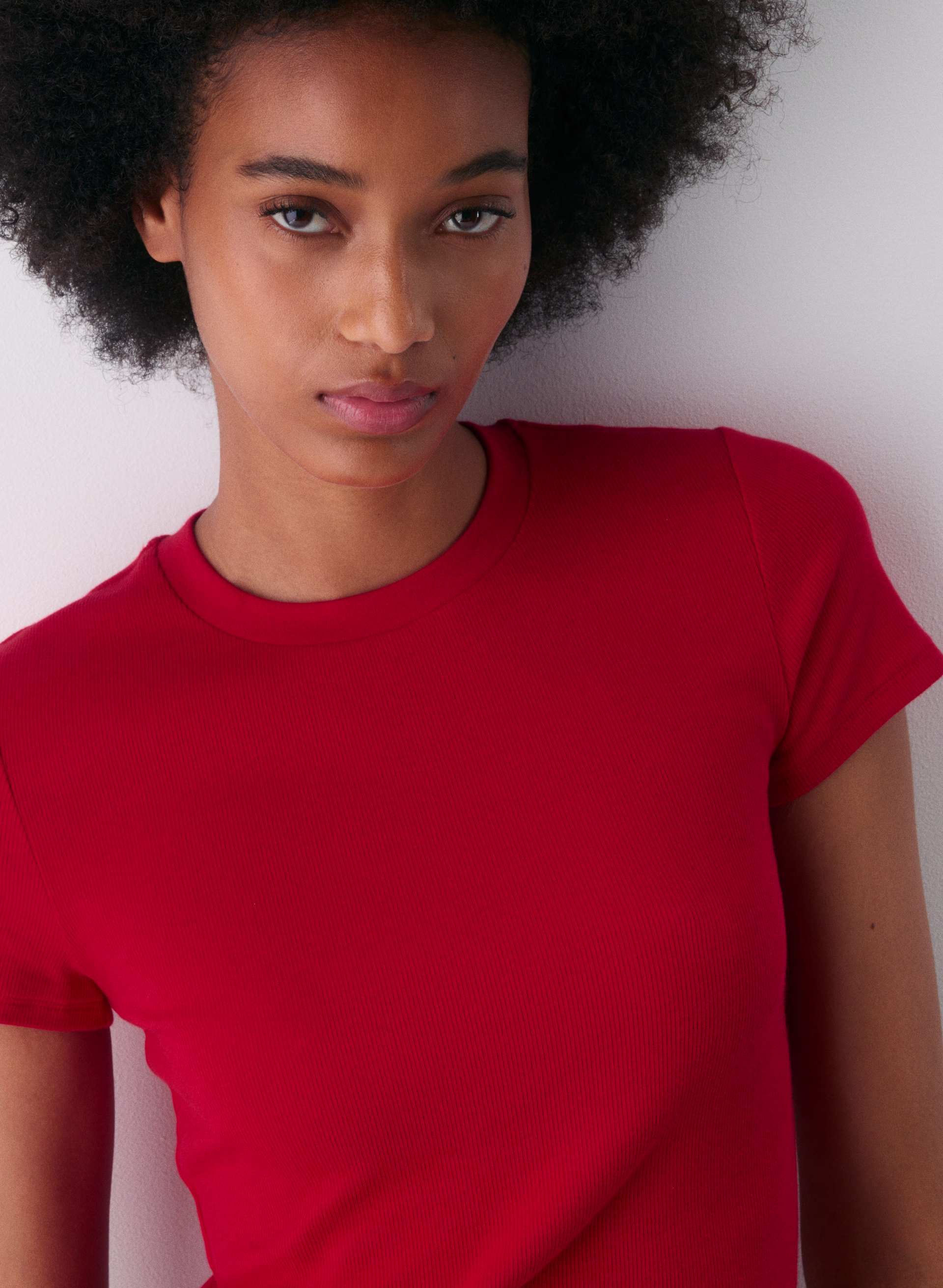 HomeStretch™ Rib Crew T-Shirt