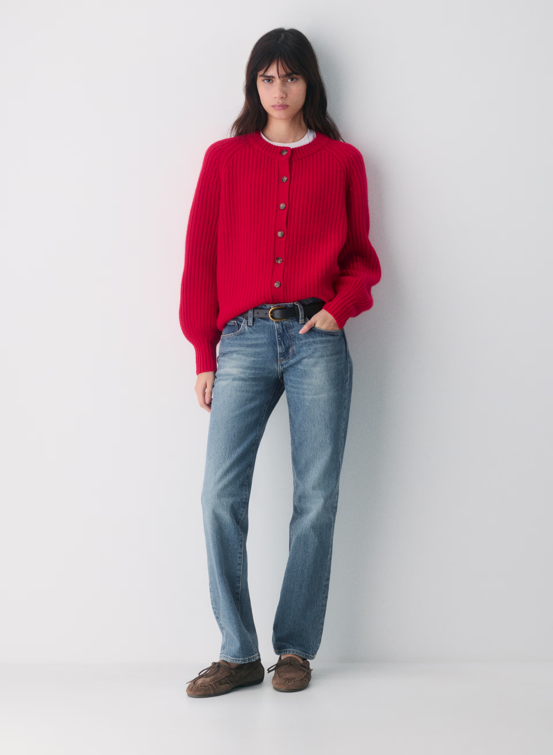 Lantern Wool Cashmere Cardigan