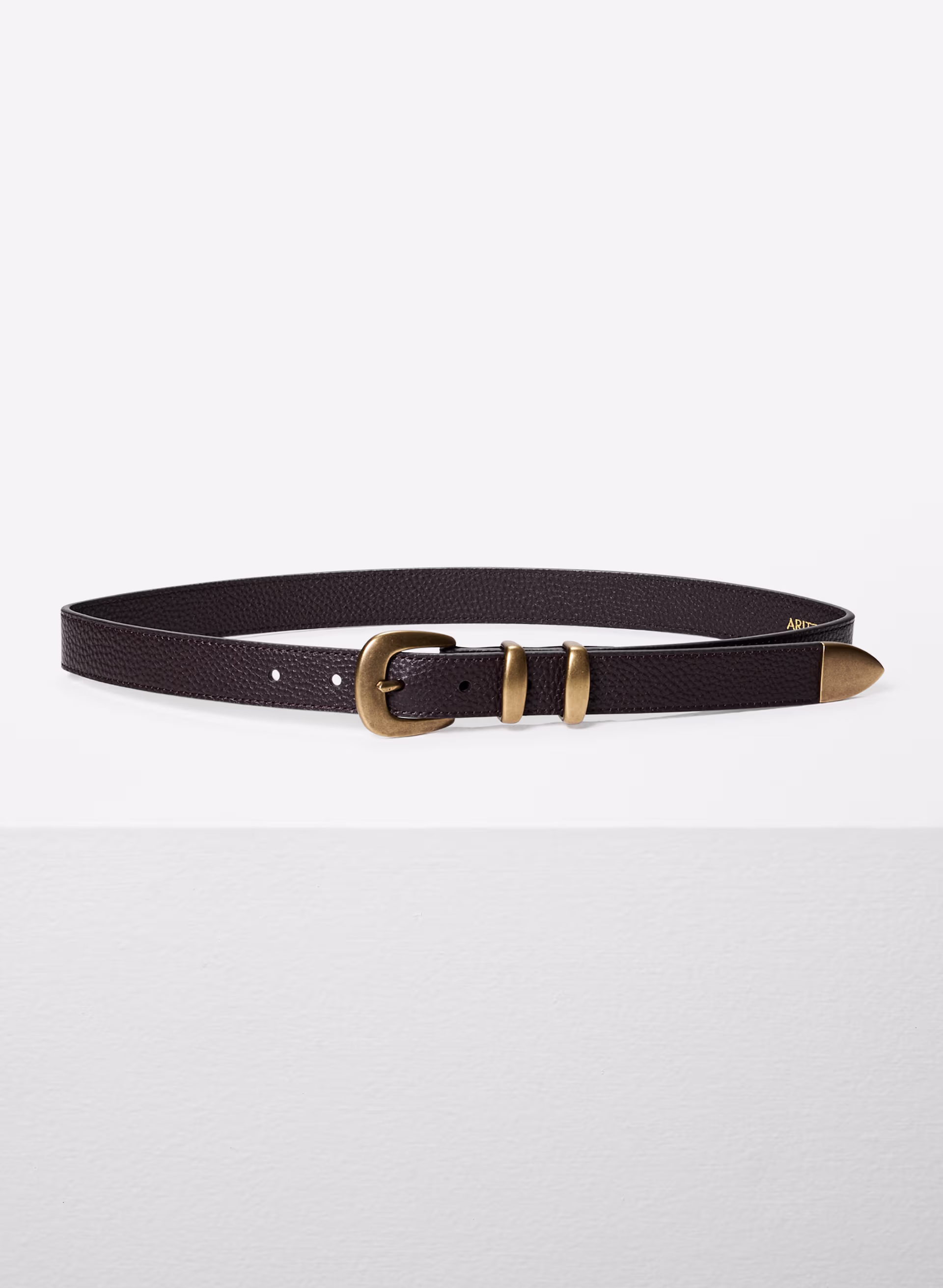 Legendary Solid Brass Leather Belt