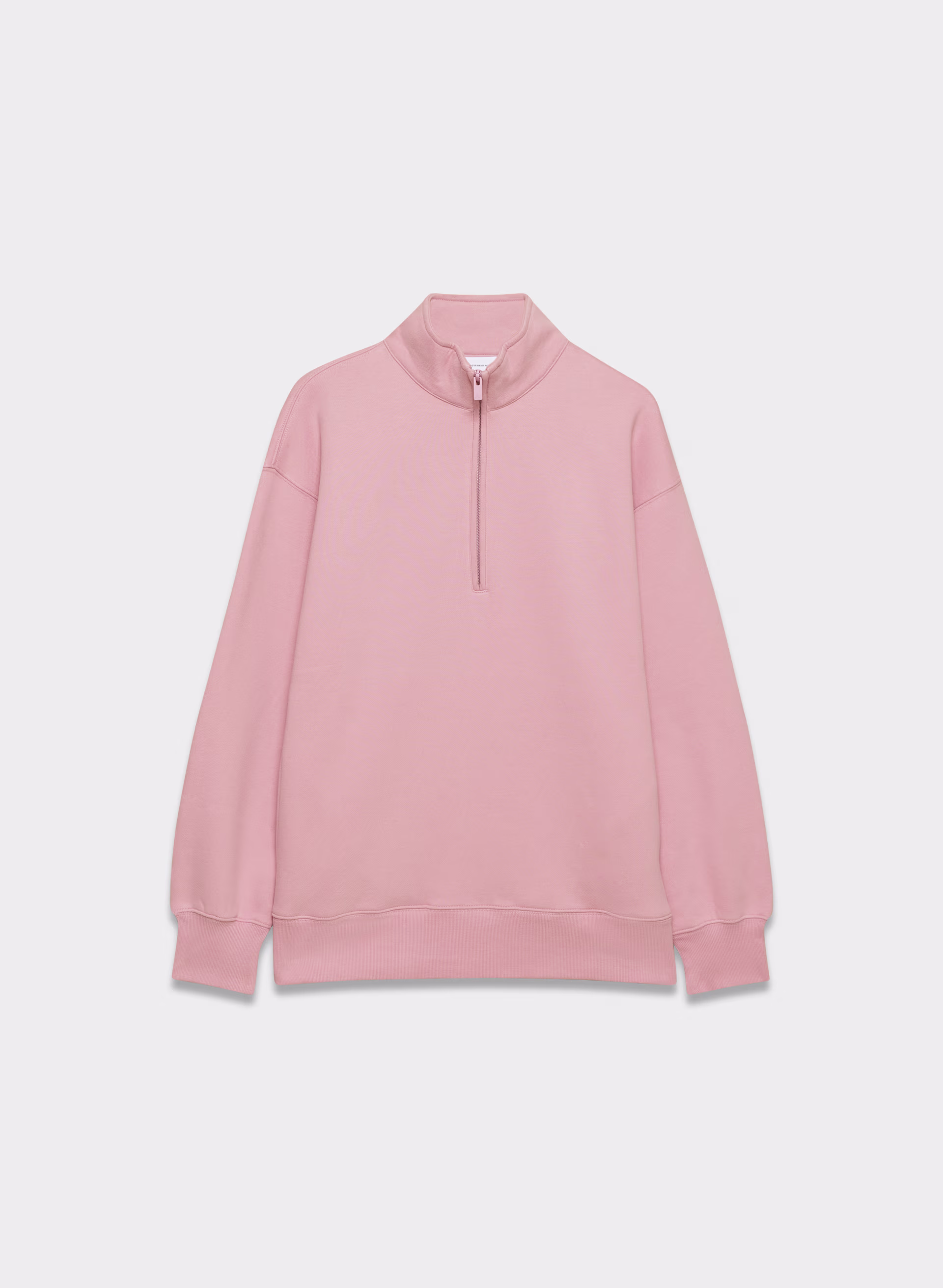 Cozy Sweatfleece Boyfriend 1/2 Zip Sweatshirt