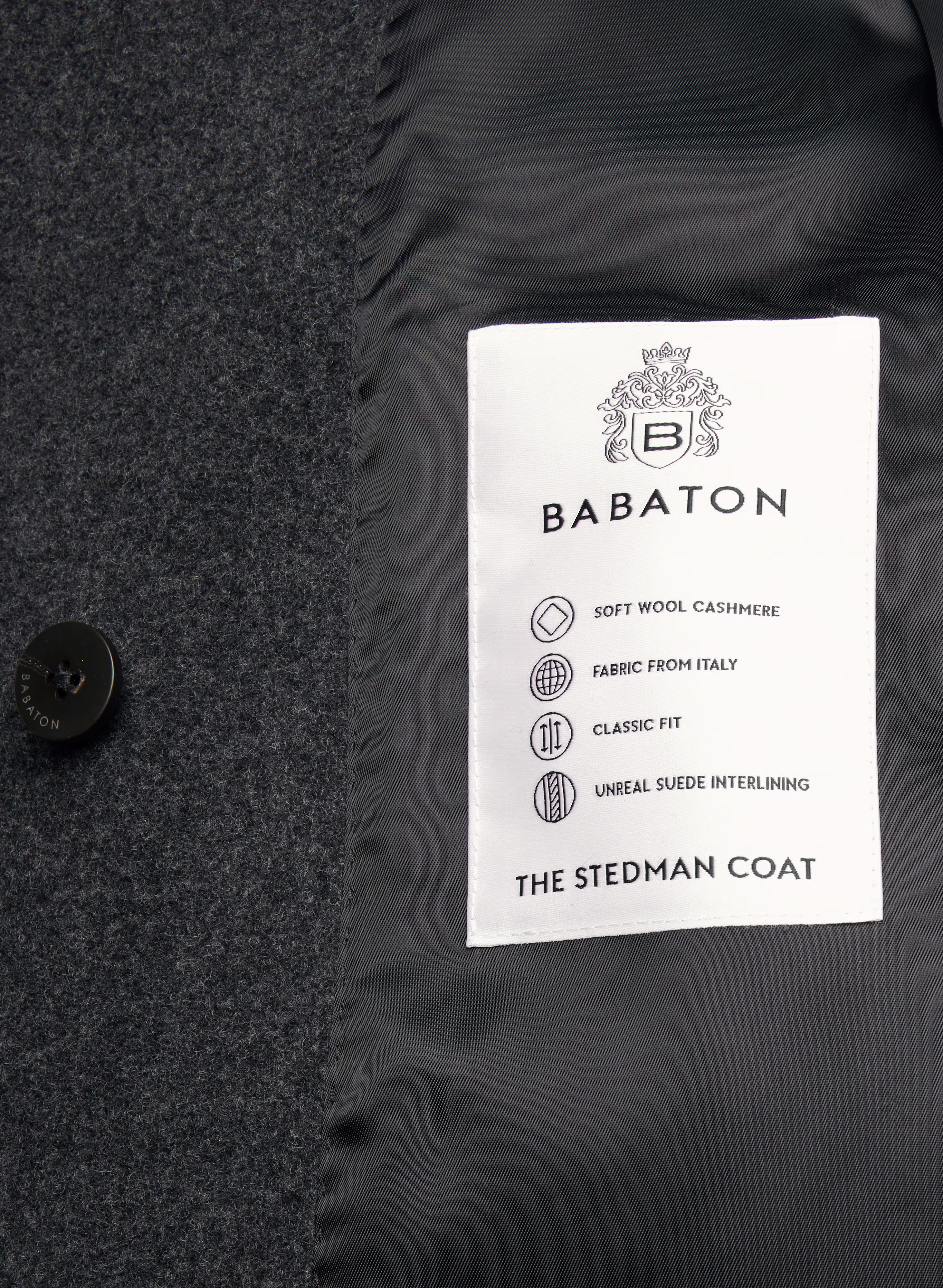 The Stedman Coat - Soft Wool Cashmere