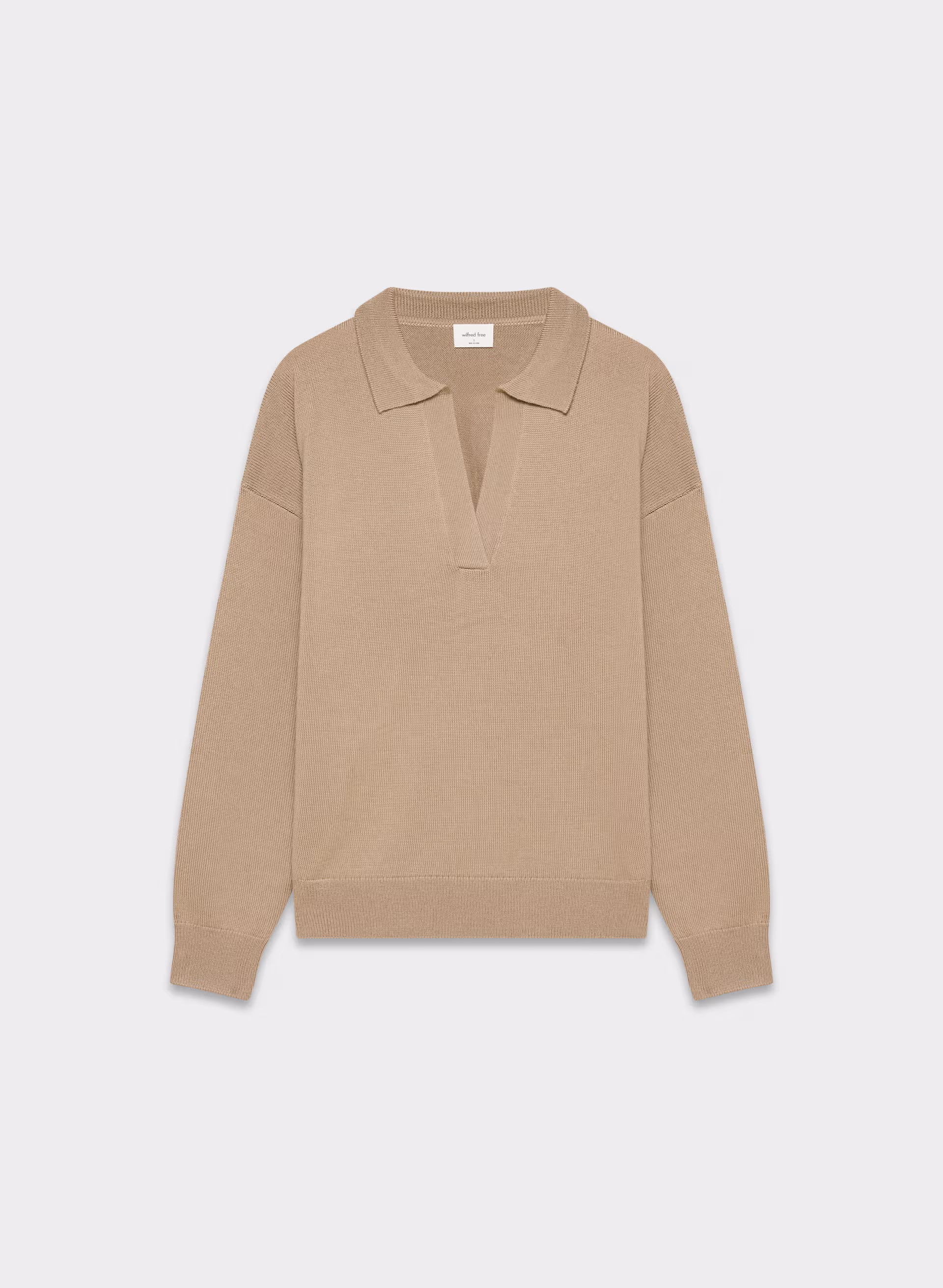 Clara Merino Wool Polo Sweater